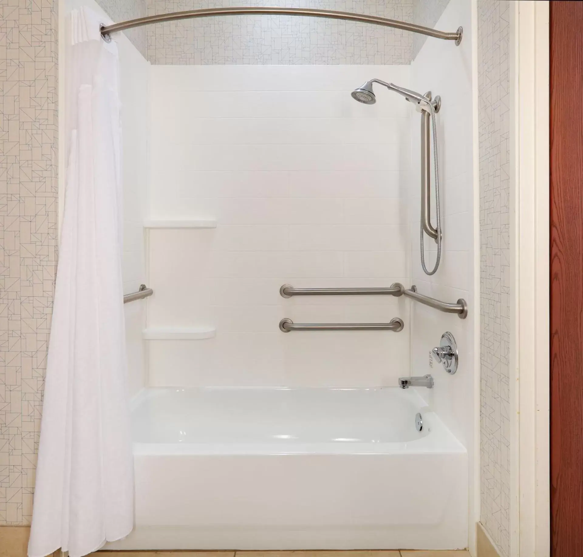 Shower, Bathroom in Holiday Inn Express Hotel & Suites Burleson - Fort Worth, an IHG Hotel