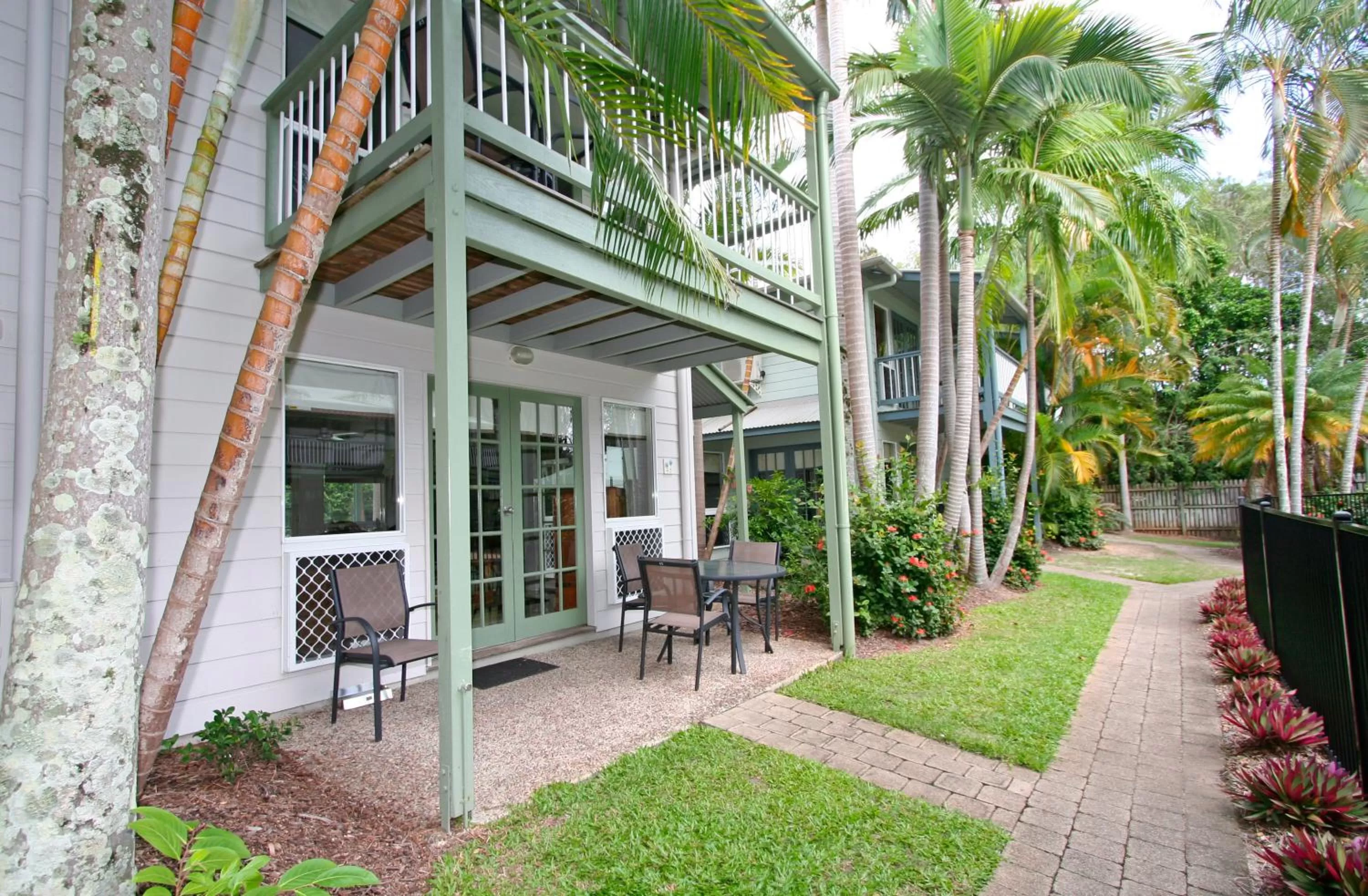 Patio in Coral Beach Noosa Resort