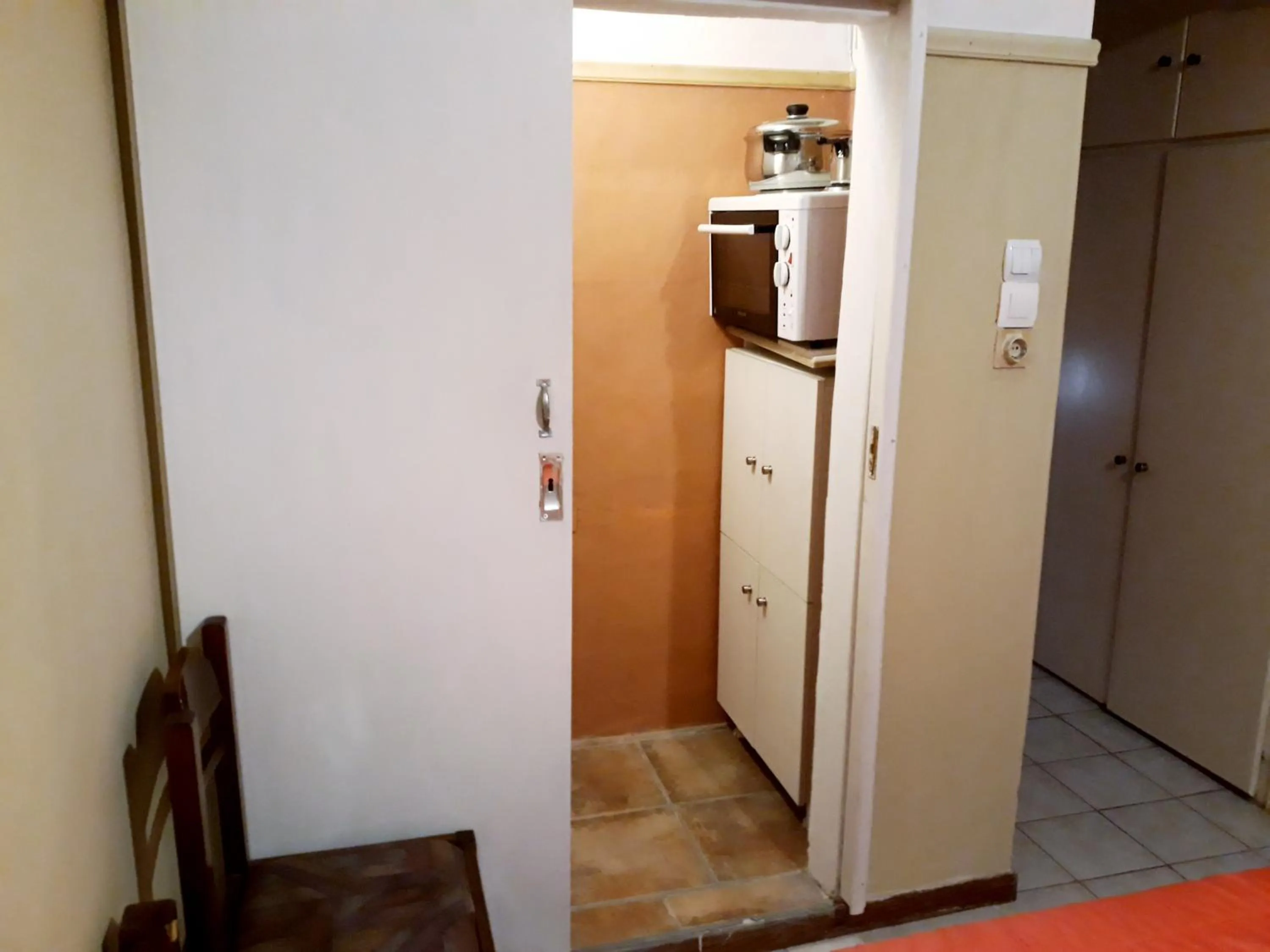 Kitchen or kitchenette in Miranta Hotel - Apartments & Studios