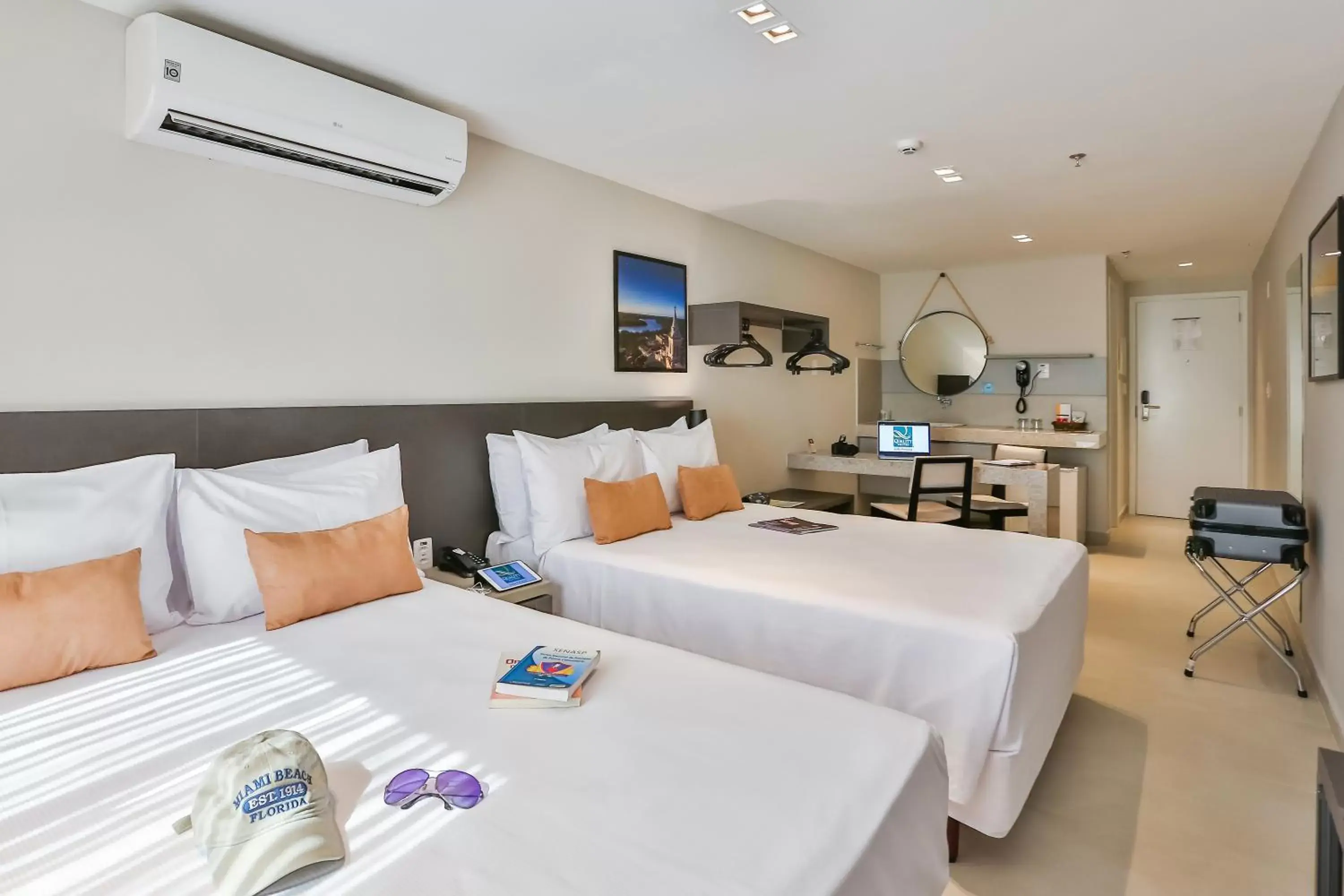 Bed in Quality Suítes João Pessoa Bed in Quality Suítes João Pessoa