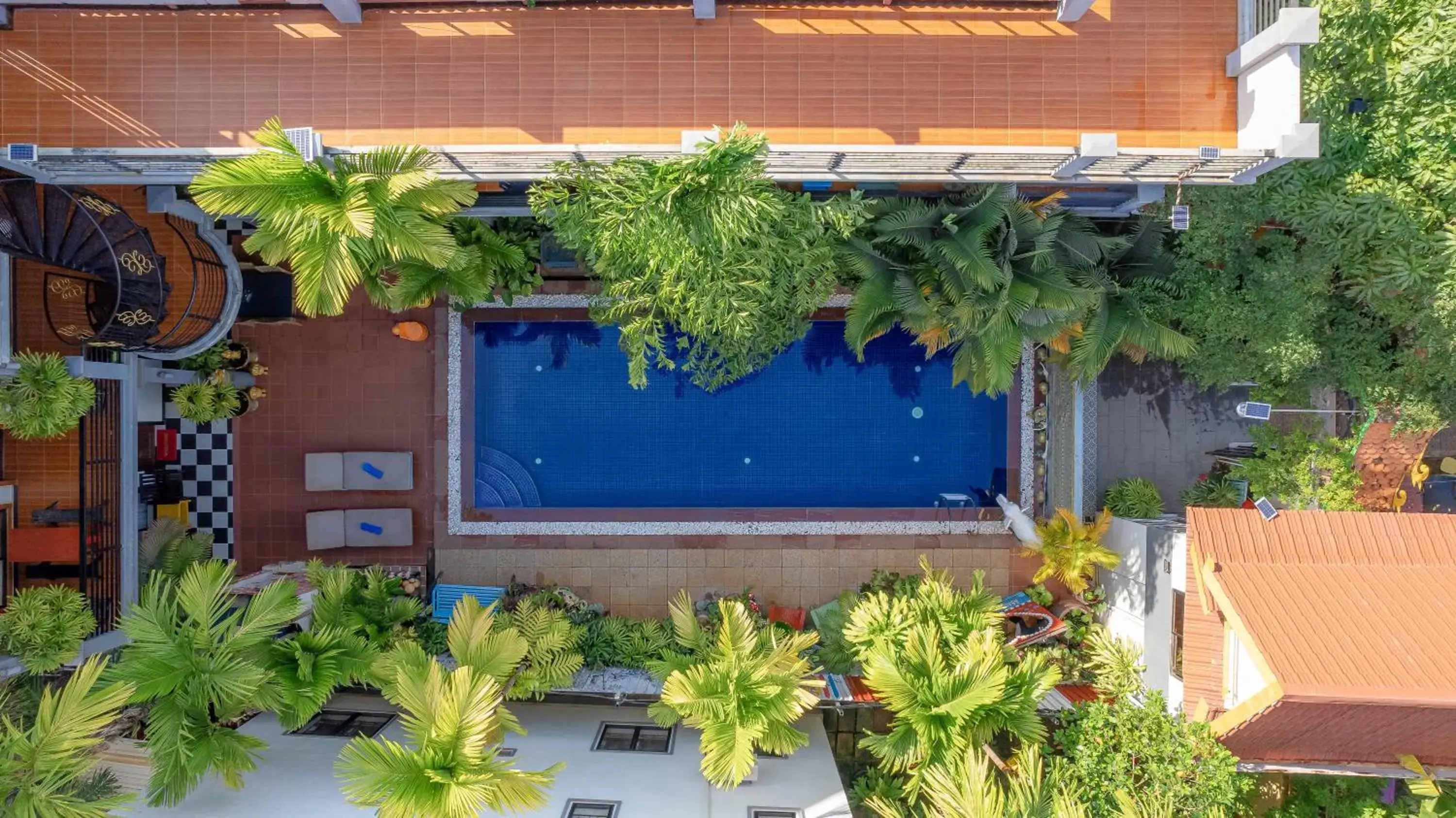 Swimming pool in Asanak D'Angkor Boutique Hotel