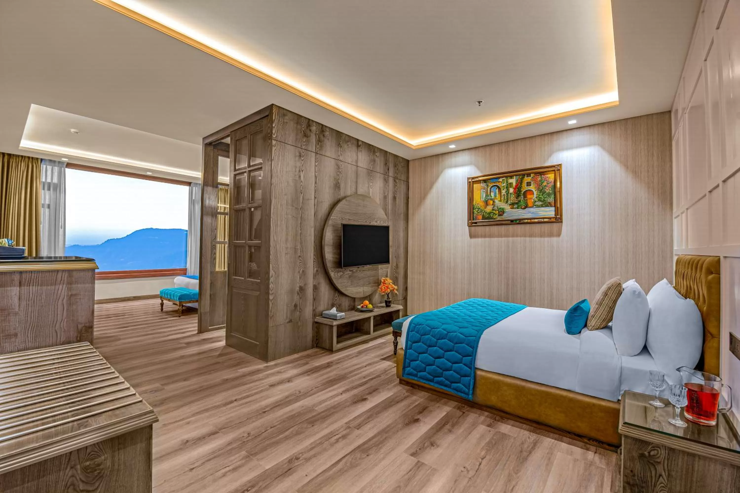 Property building, Bed in WelcomHeritage Elysium Resort & Spa