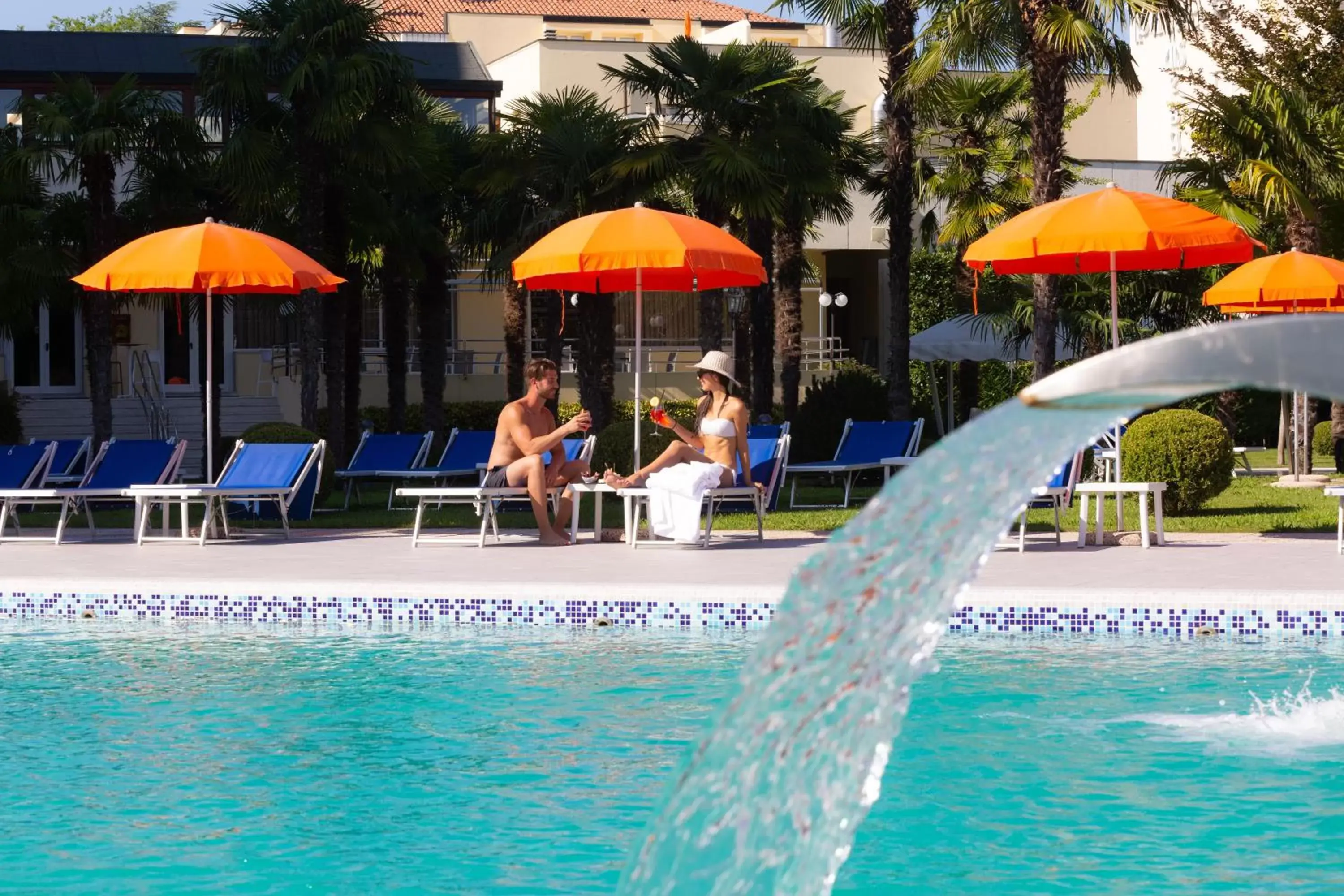 Swimming pool in Hotel Savoia Thermae & SPA