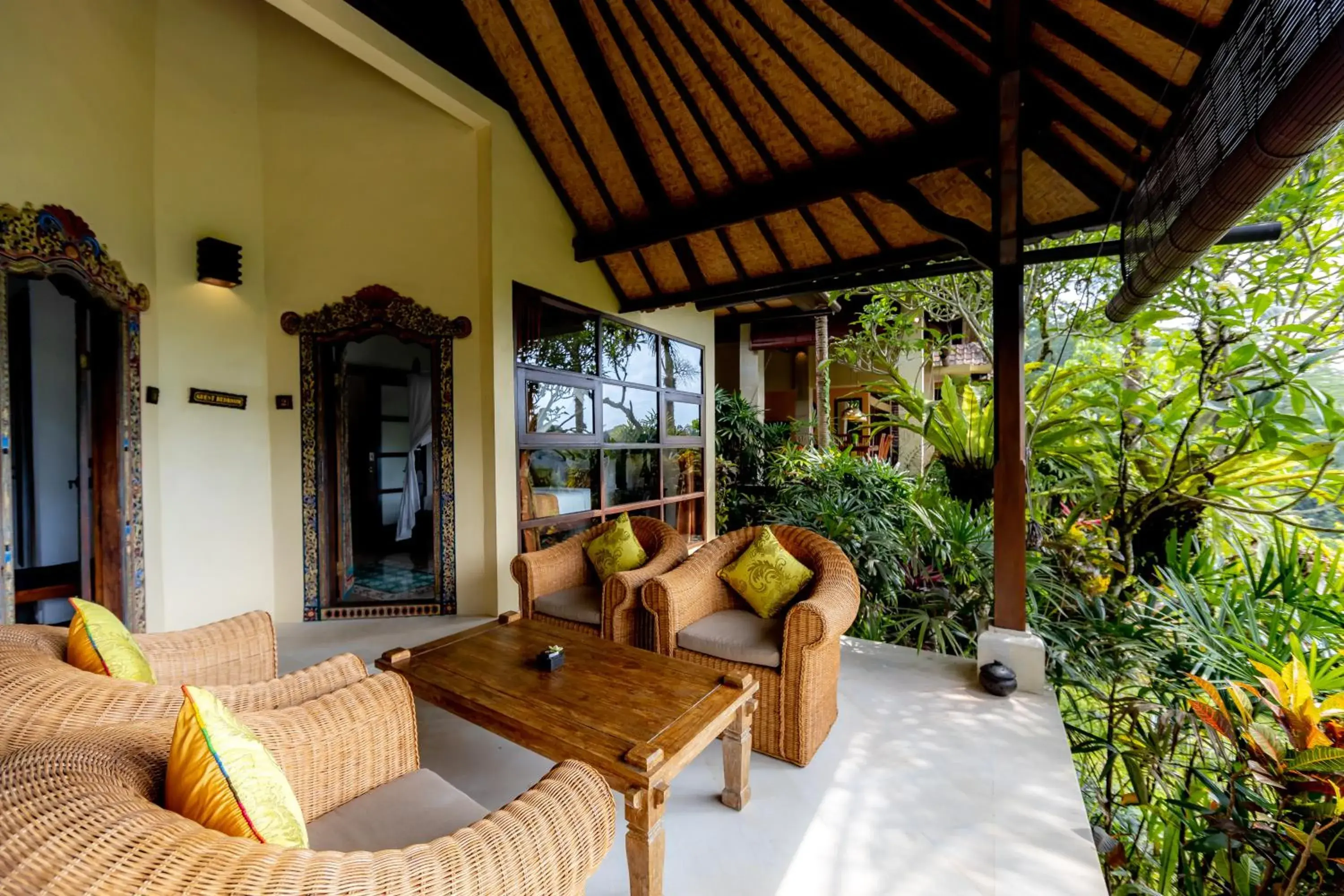 Balcony/Terrace, Seating Area in Bidadari Private Villas & Retreat