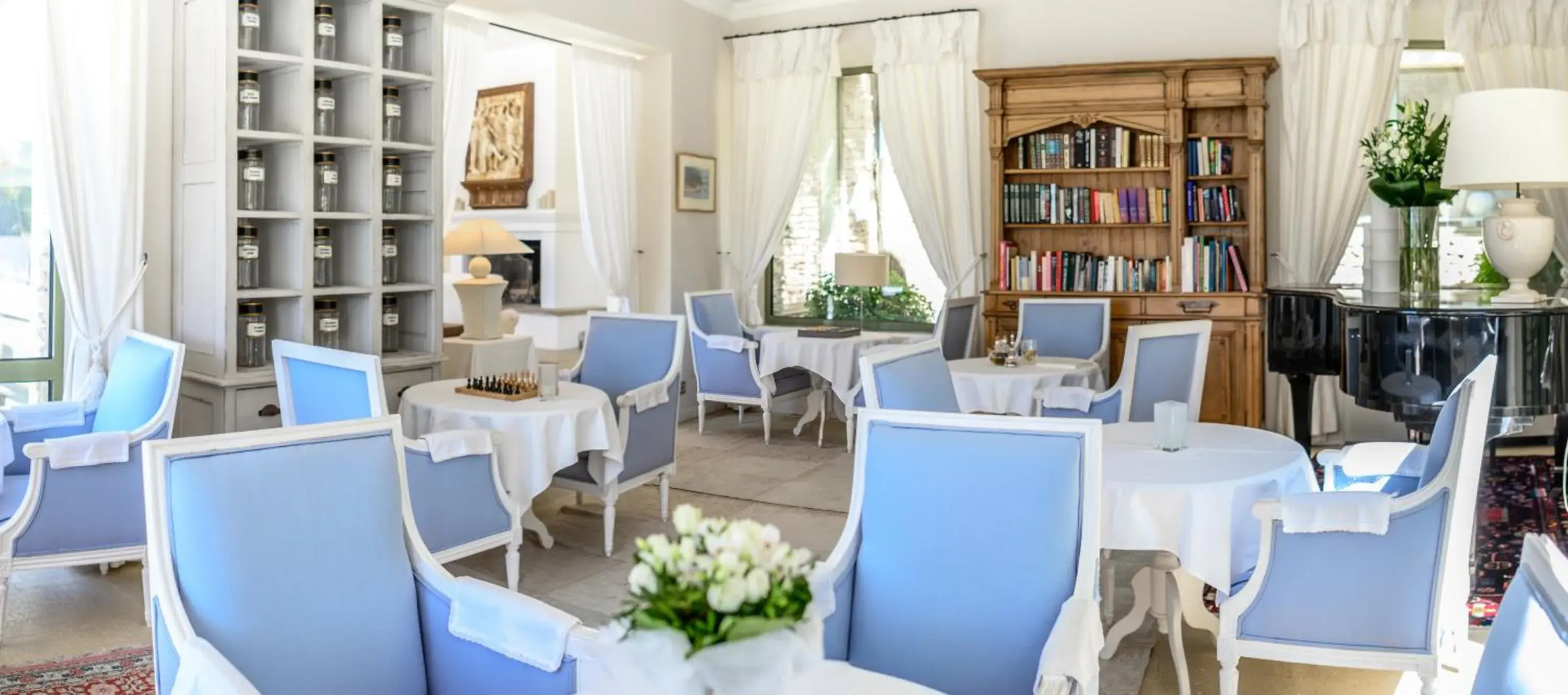 Library, Restaurant/Places to Eat in Hotel Les Bories & Spa