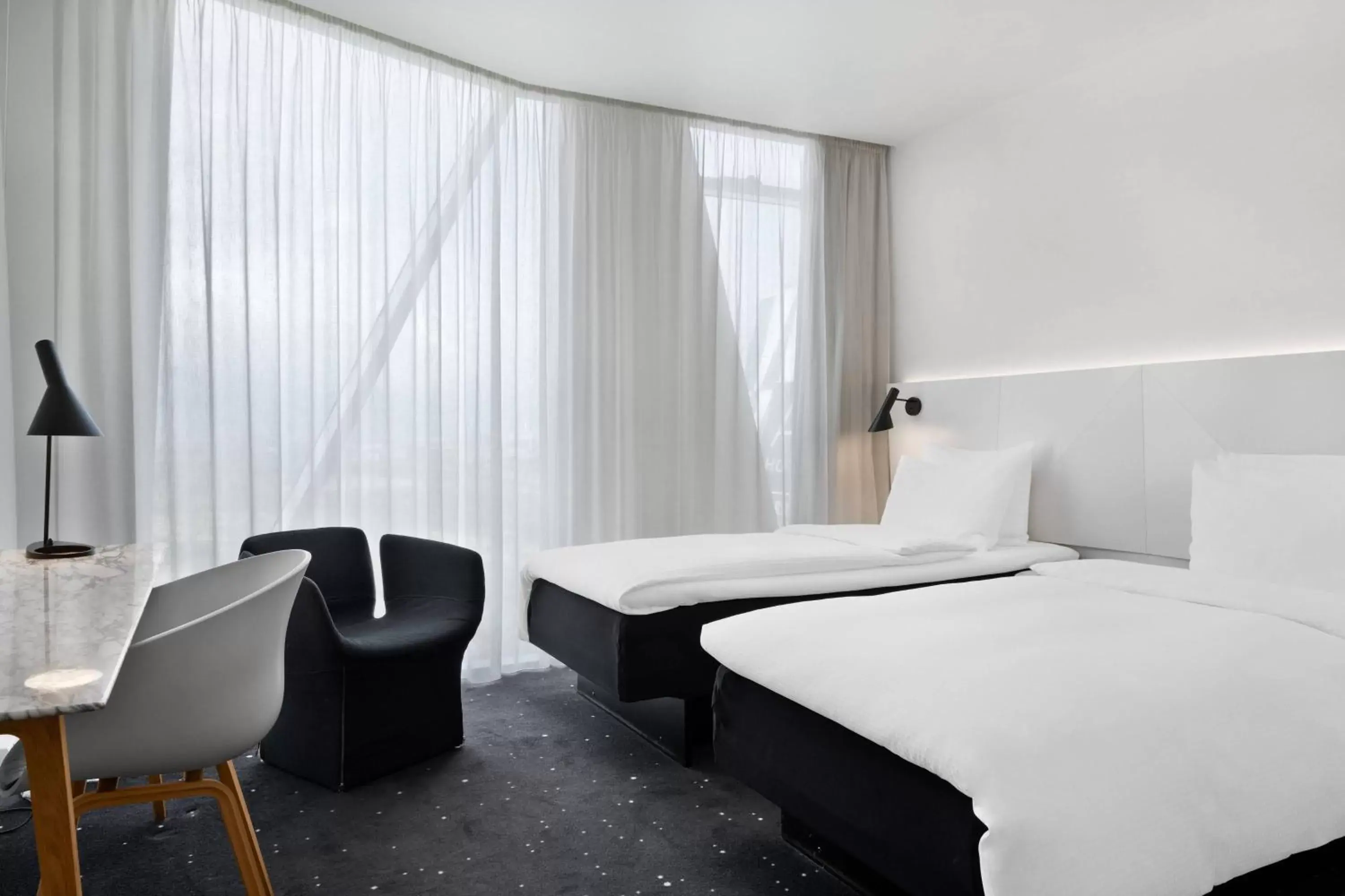 Photo of the whole room, Bed in AC Hotel by Marriott Bella Sky Copenhagen