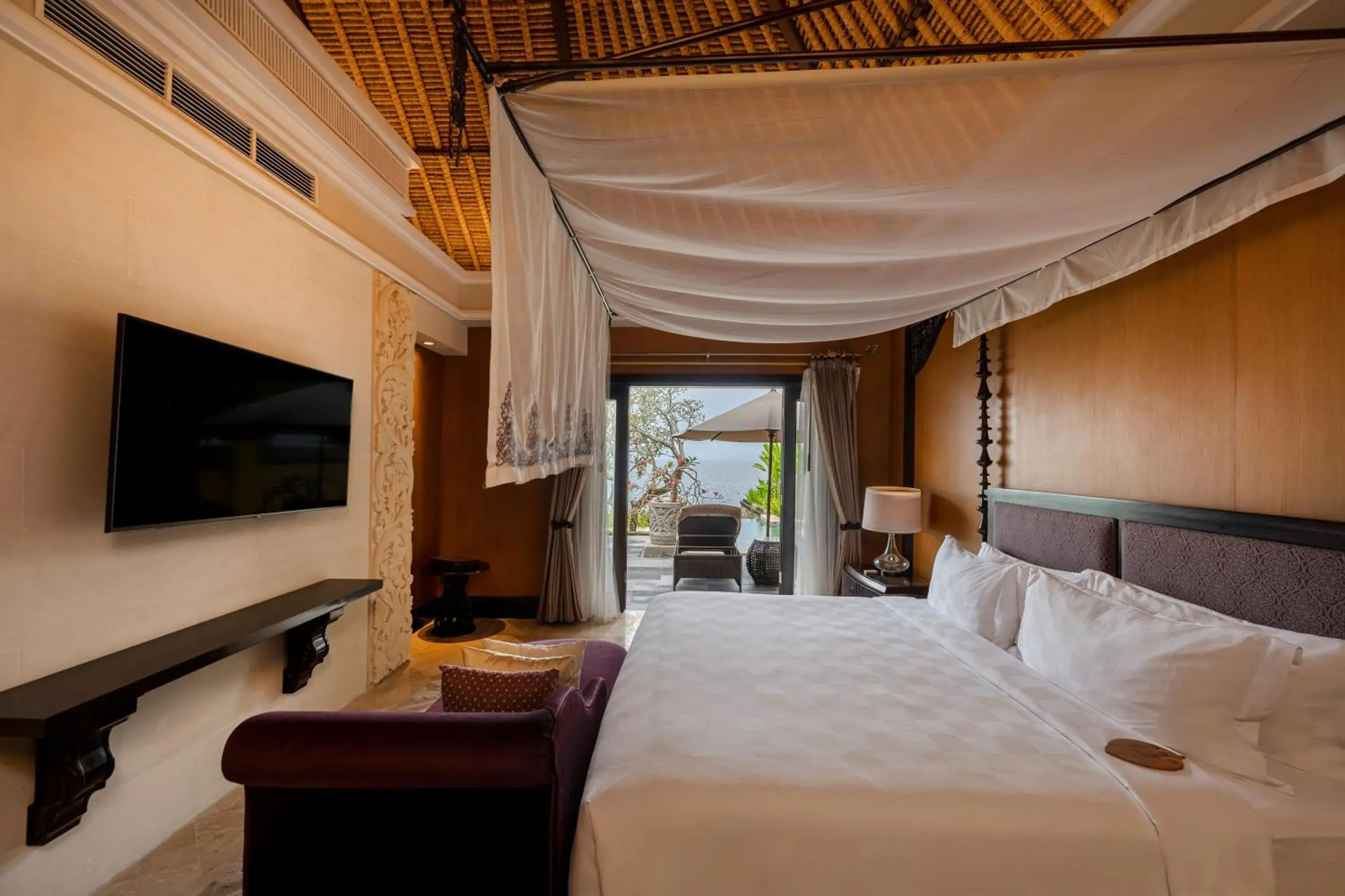 Bedroom, Bed in AYANA Villas Bali