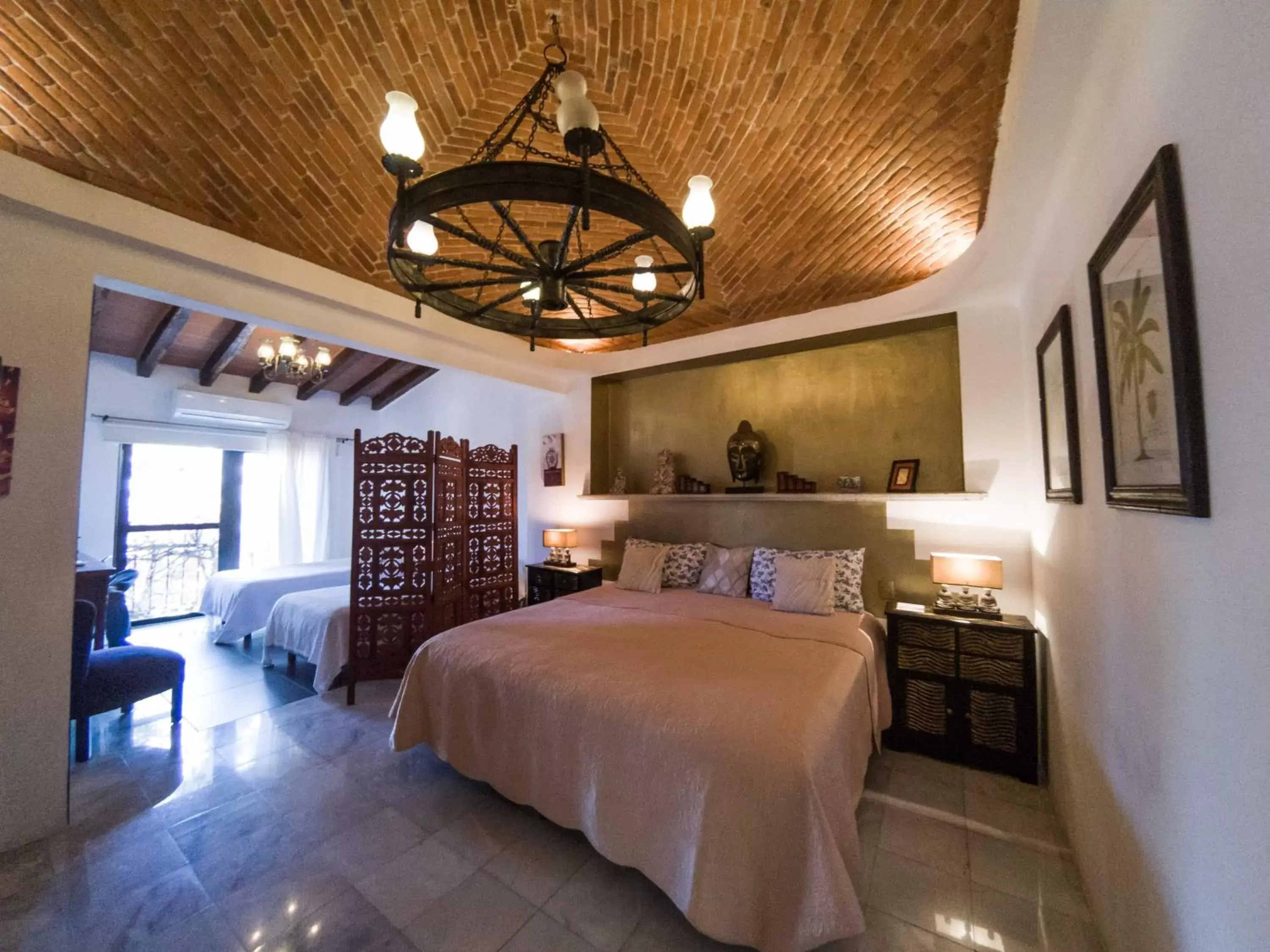Bedroom, Bed in La Villa du Golf à Cancun Hotel Boutique