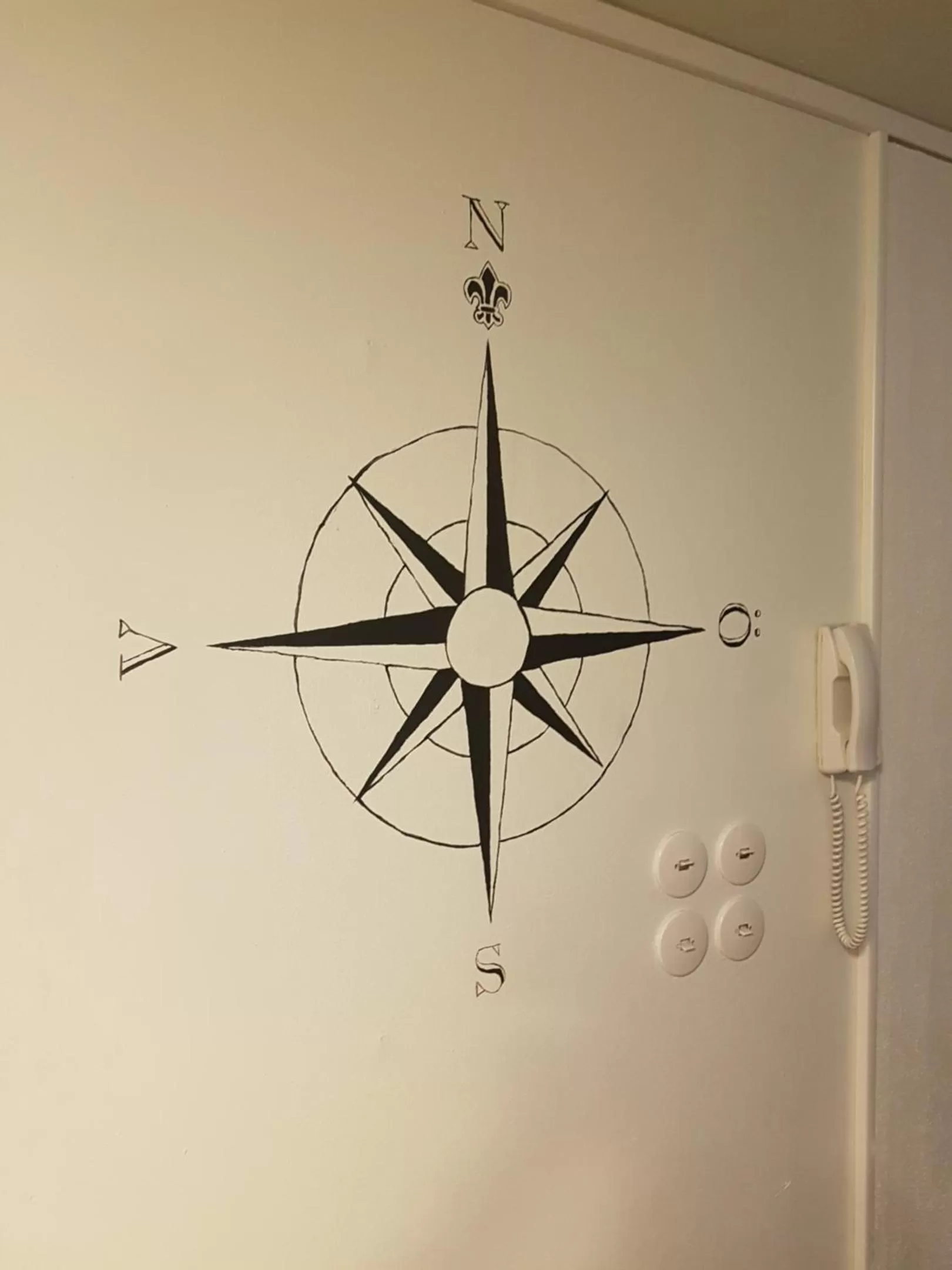 Decorative detail in Hotell Bode