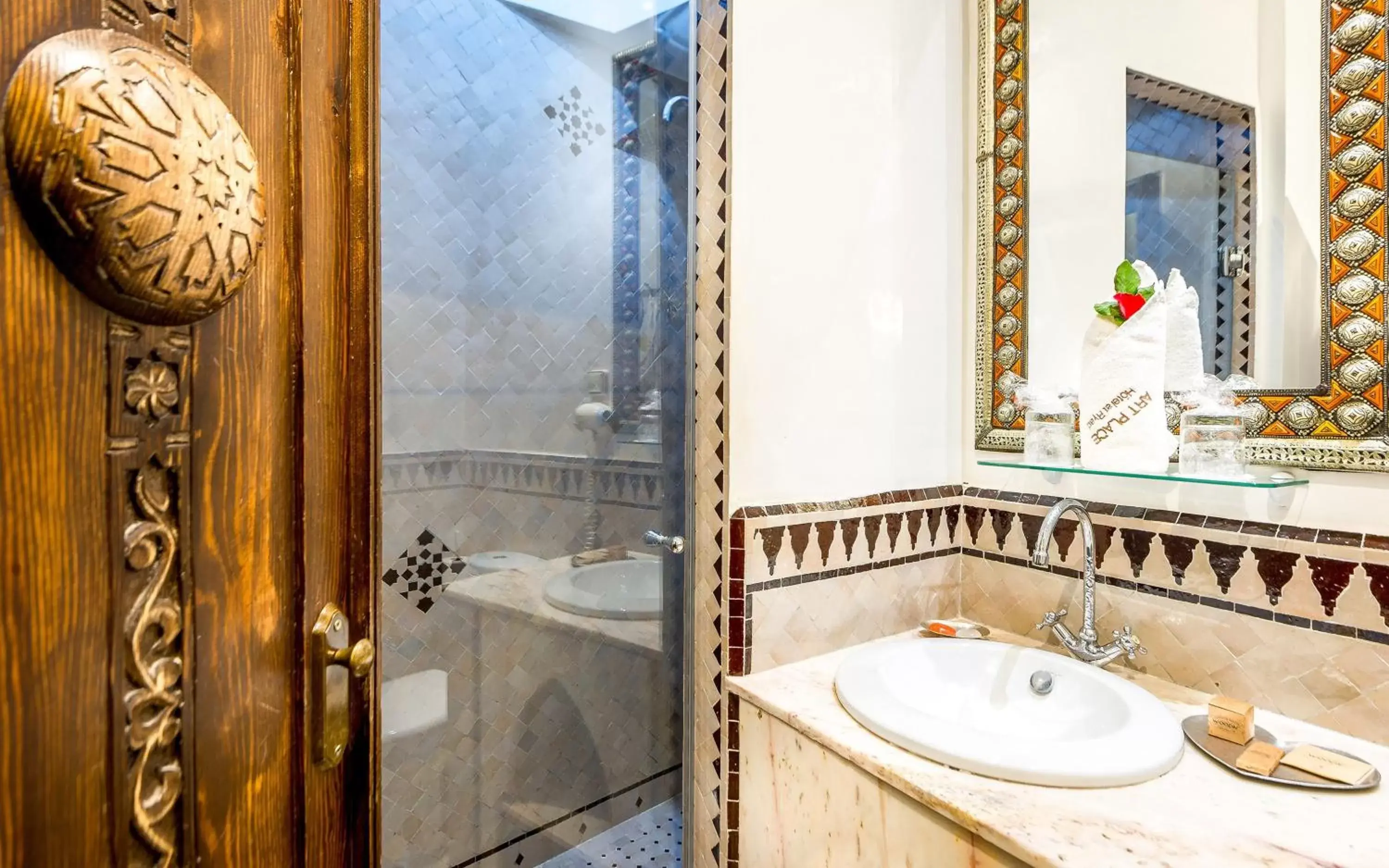 Bathroom in Hotel & Ryad Art Place Marrakech