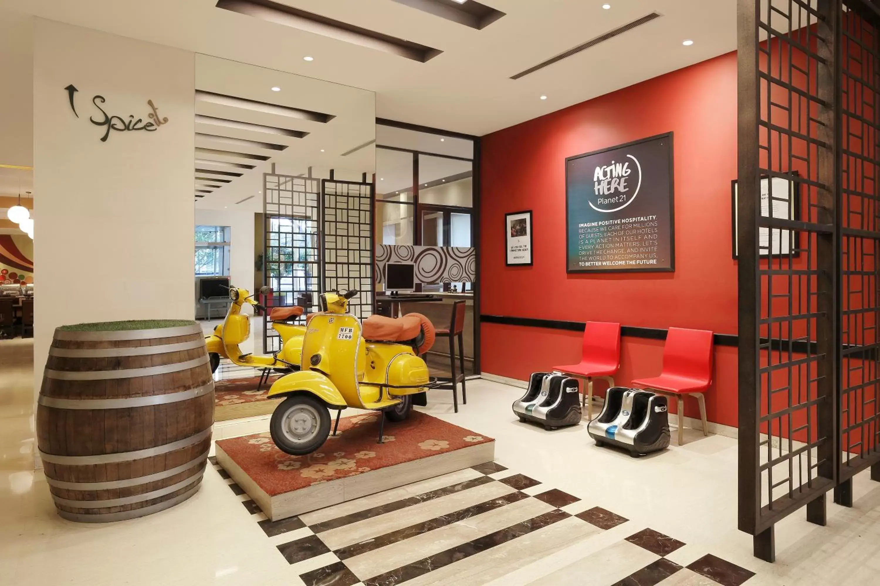 Lobby or reception in ibis Pune Viman Nagar - An Accor Brand