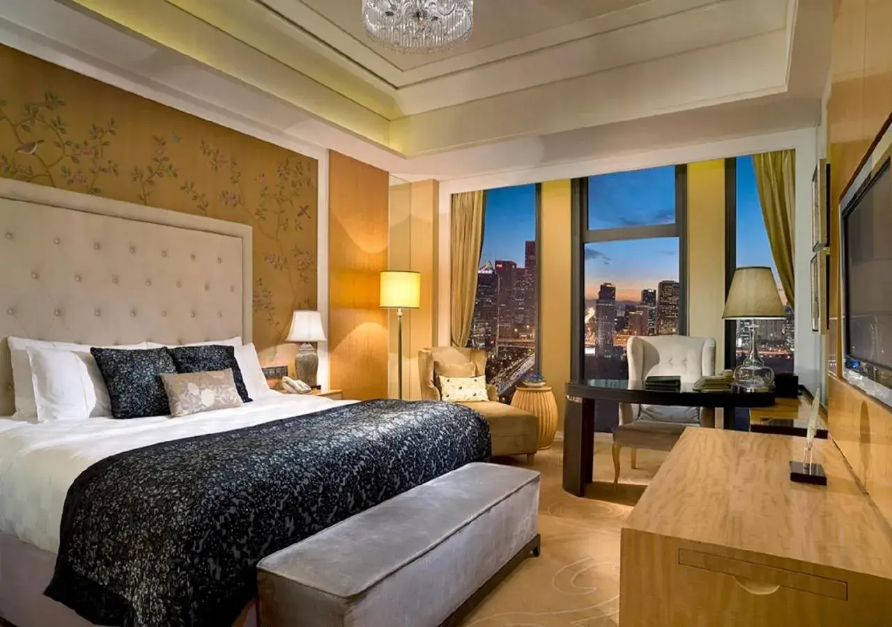 Photo of the whole room, Bed in Wanda Vista Beijing Photo of the whole room, Bed in Wanda Vista Beijing