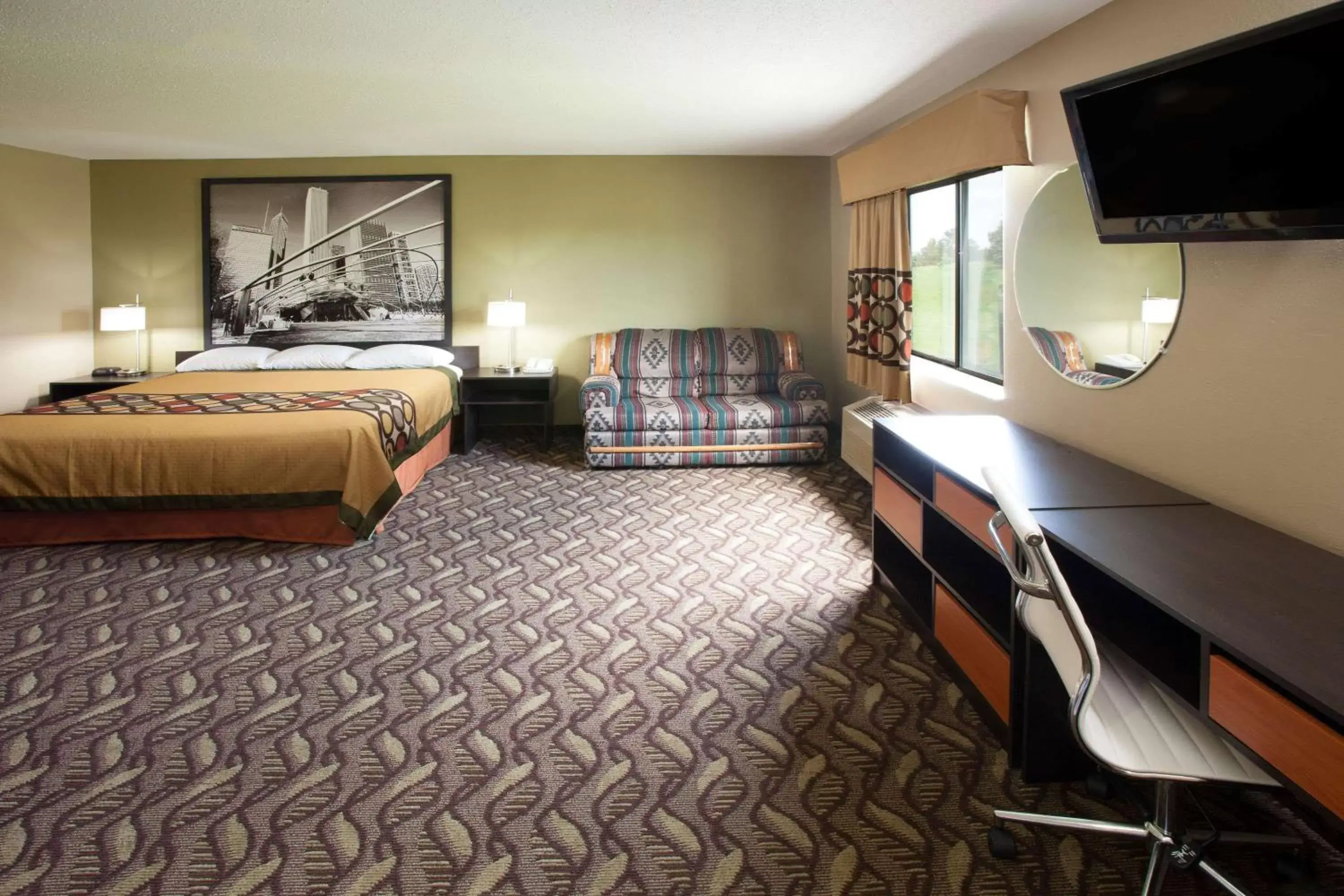 Photo of the whole room, Bed in Super 8 by Wyndham Dwight