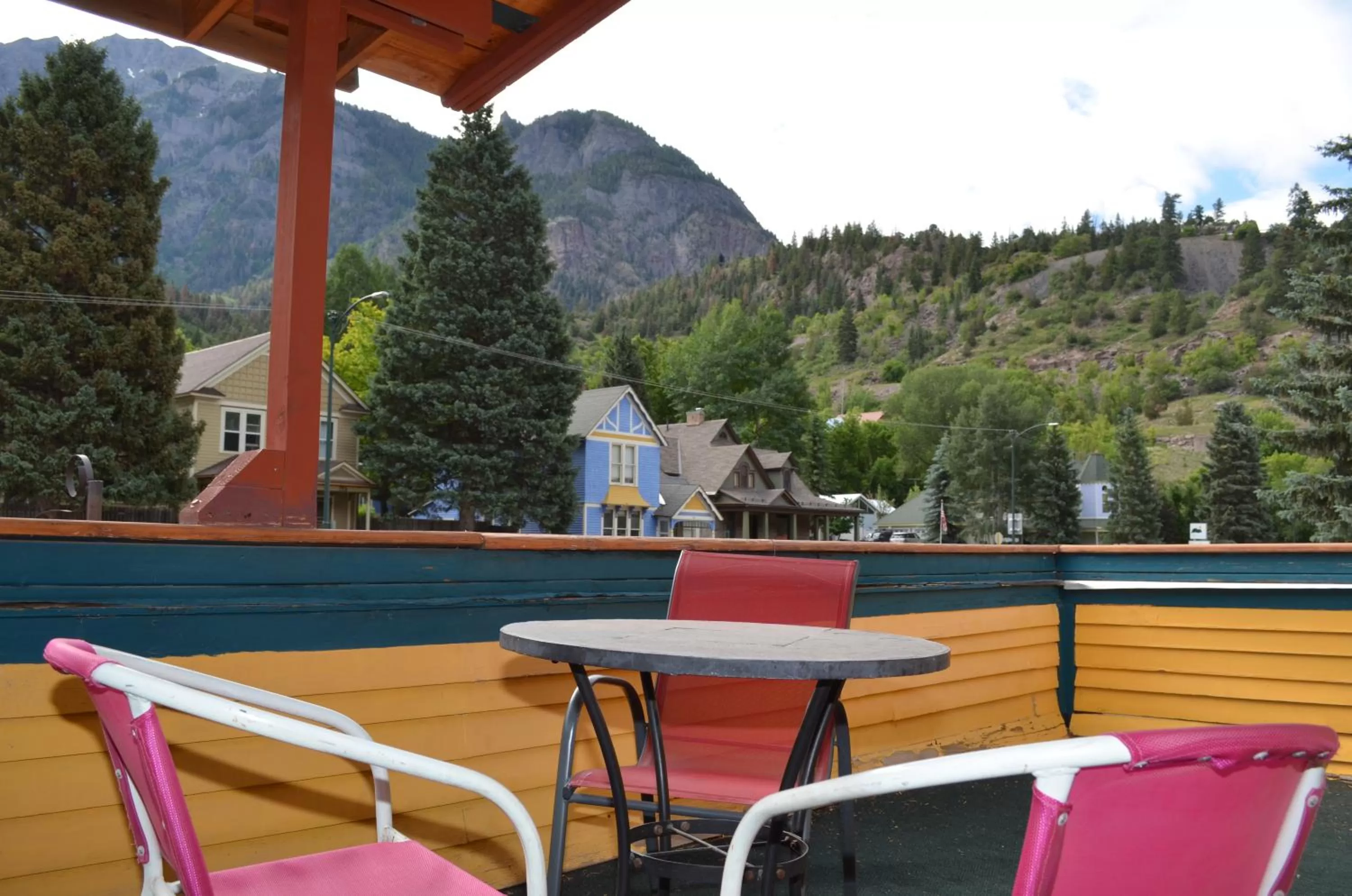 Balcony/Terrace in The Ouray Main Street Inn