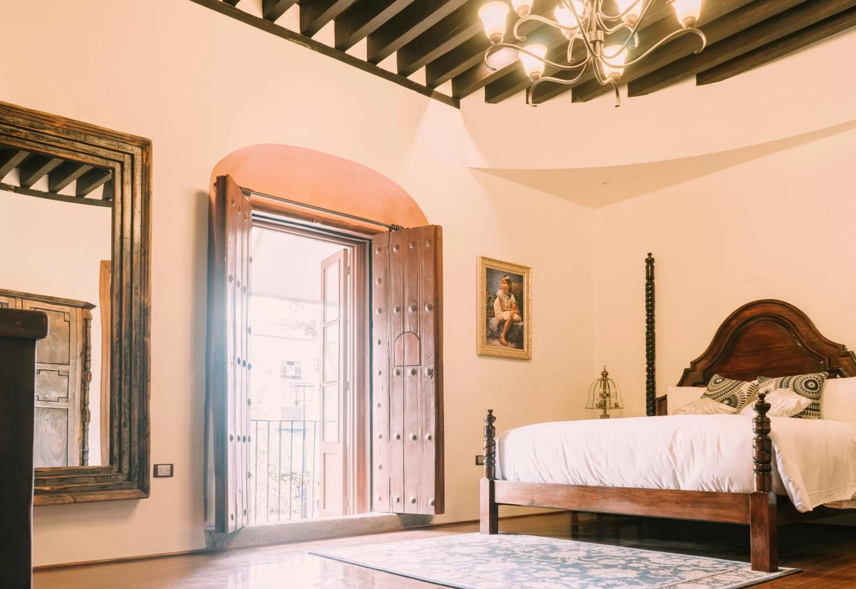 Bed in Casona de los Sapos Hotel Boutique