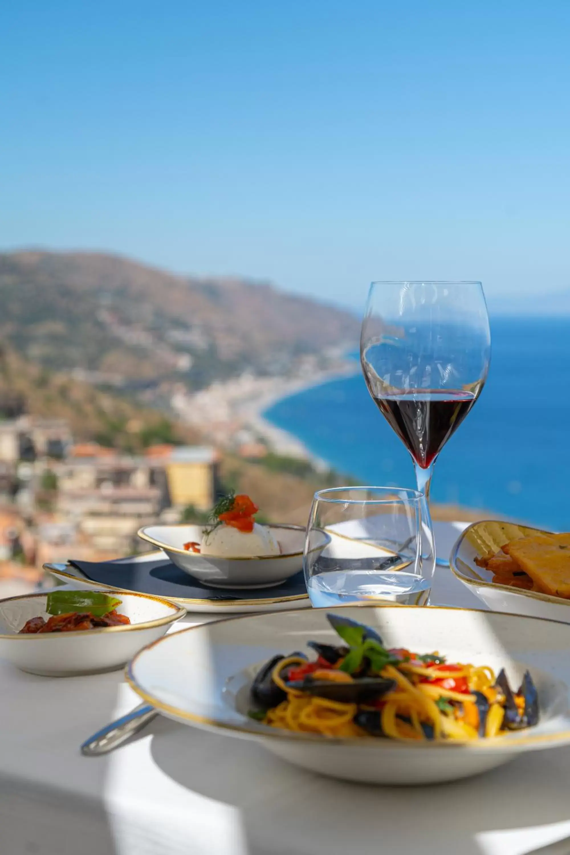 Food and drinks in Splendid Hotel Taormina