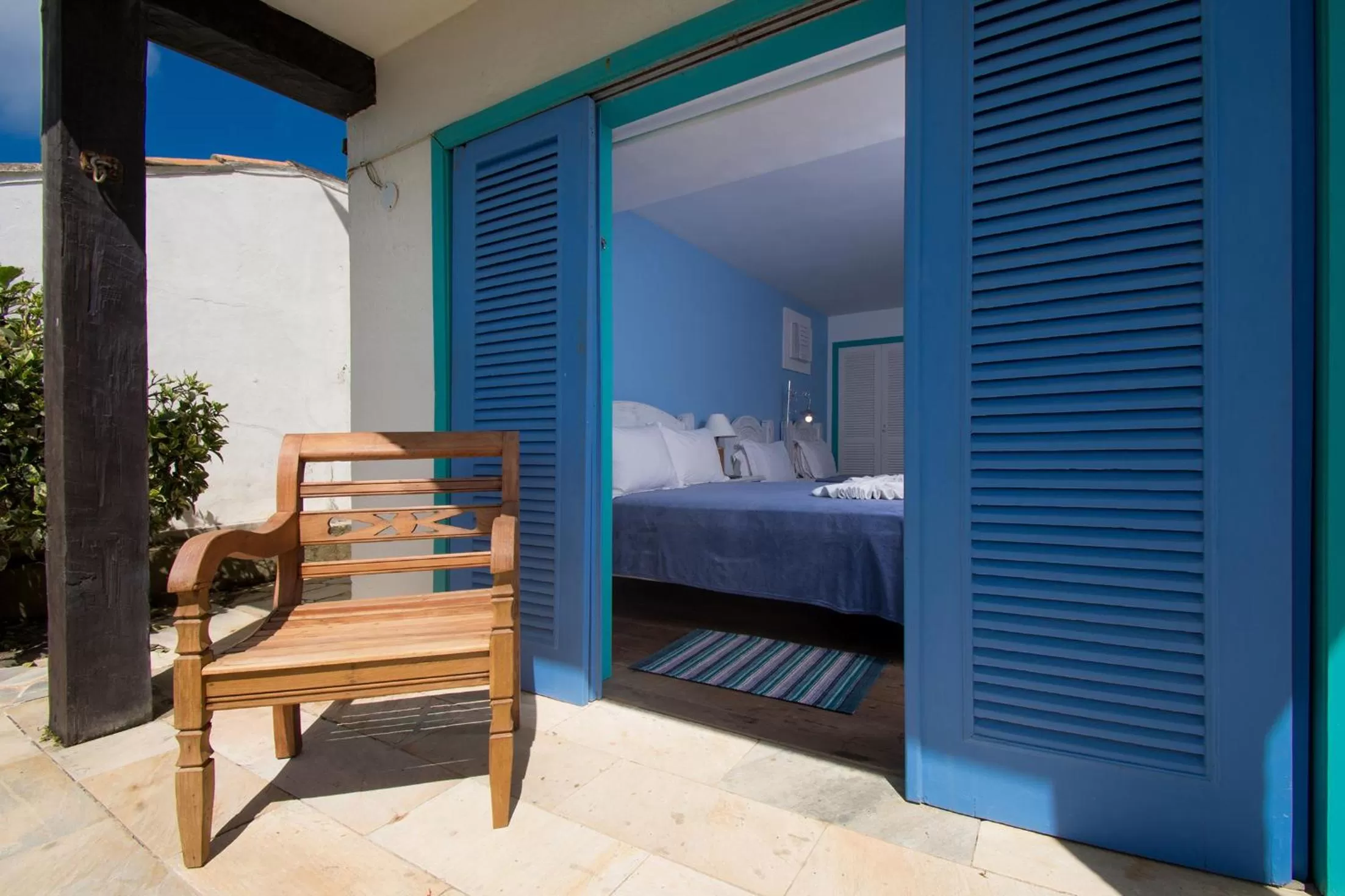 Patio, Bed in Vila Bela-Emília