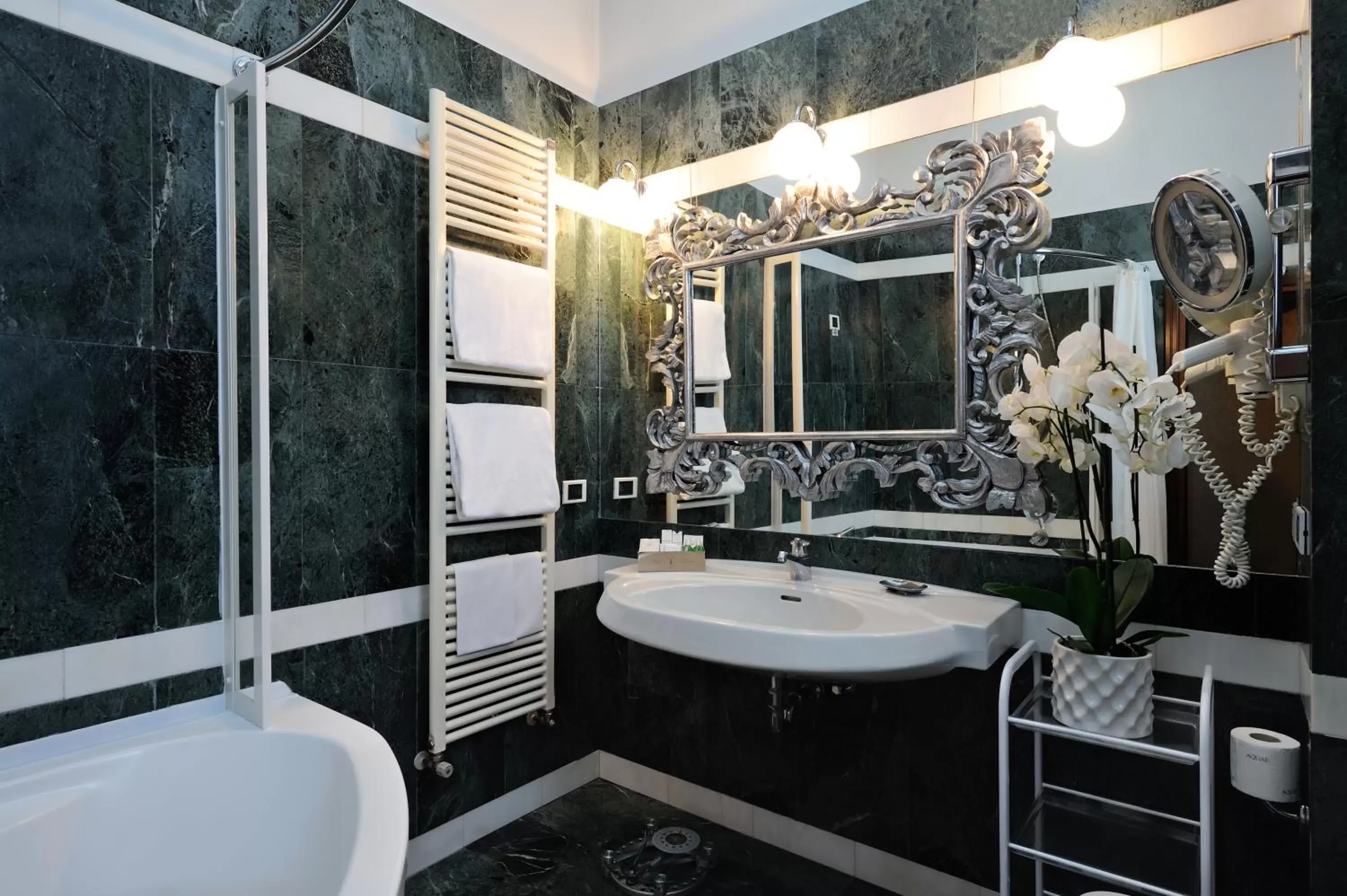 Bathroom in Hotel Farnese