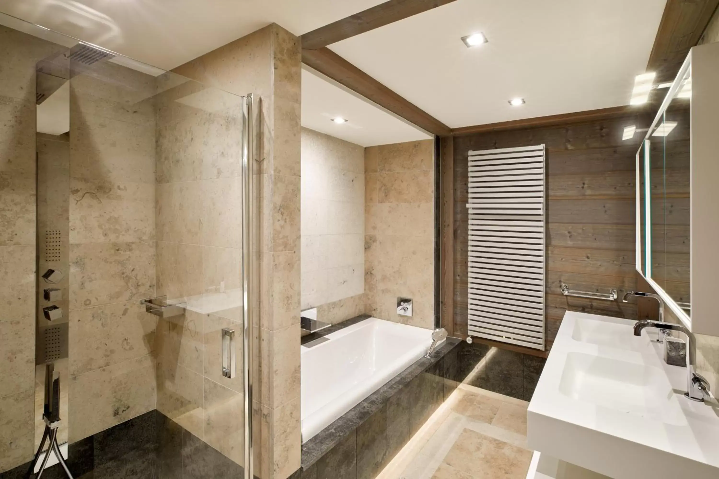 Shower, Bathroom in Six Senses Residences & Spa Courchevel