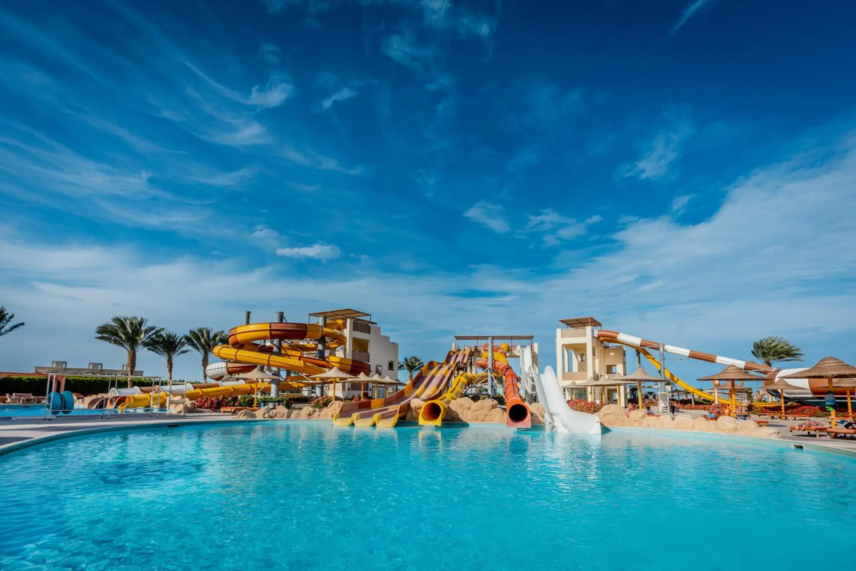 Aqua park, Swimming Pool in El Karma Beach Resort & Aqua Park - Hurghada