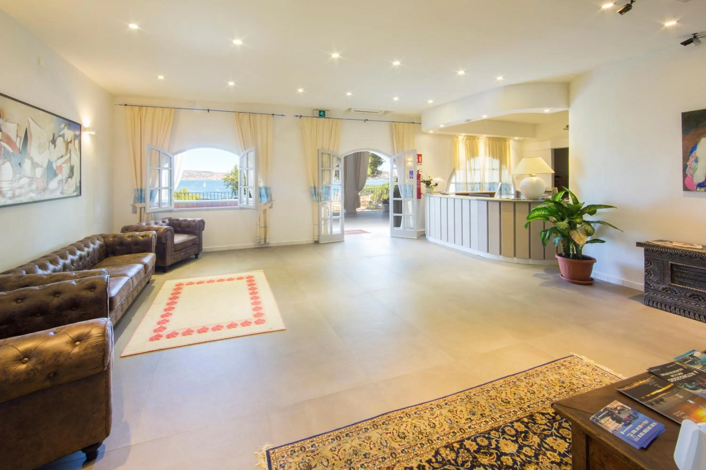 Lobby or reception in Grand Hotel Palau