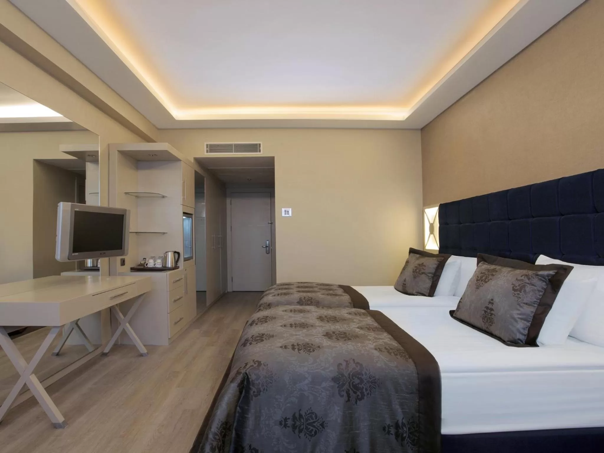 Decorative detail, Bed in WOW Istanbul Hotel