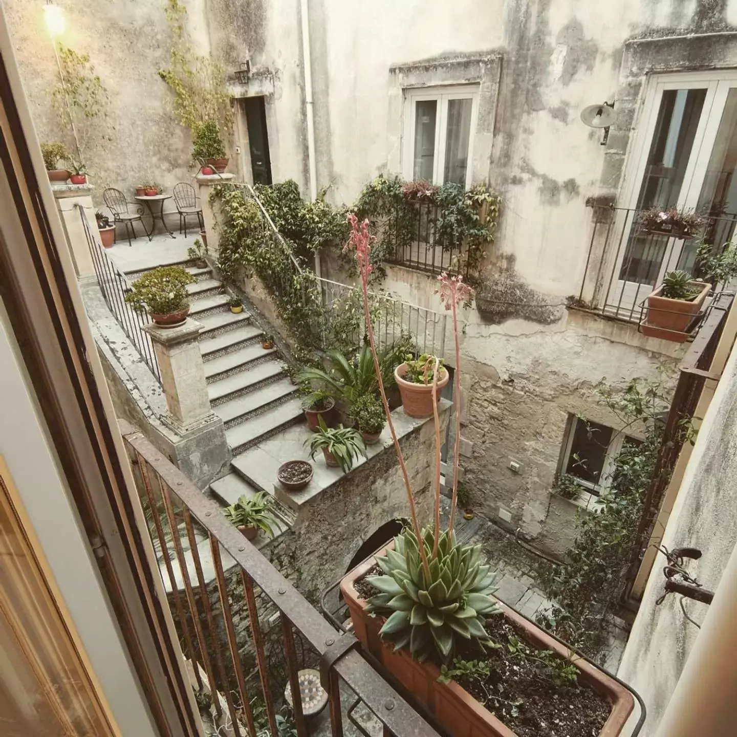 Patio, Balcony/Terrace in Palazzo Il Cavaliere B&B De Charme