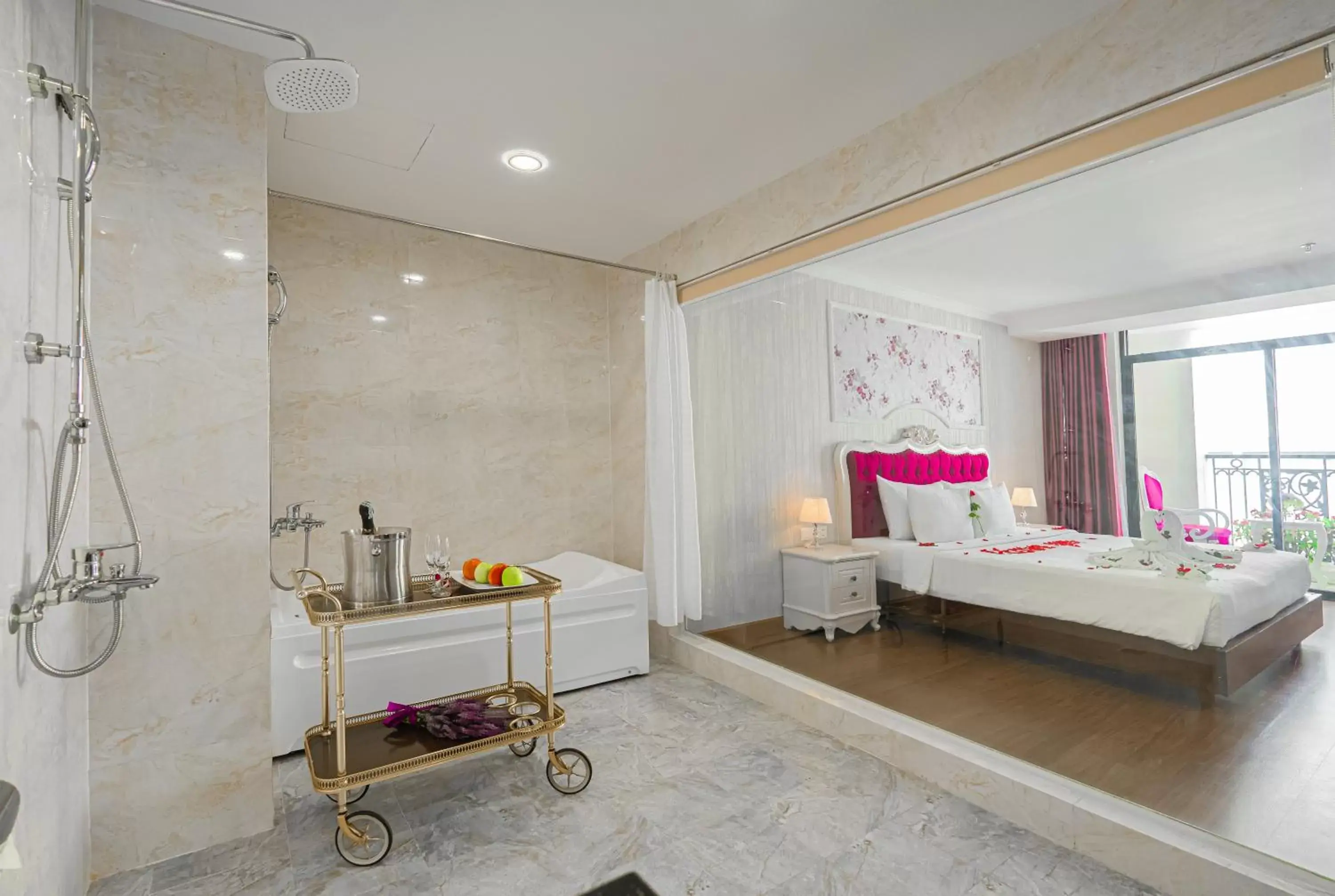Photo of the whole room in Bonjour Nha Trang Hotel