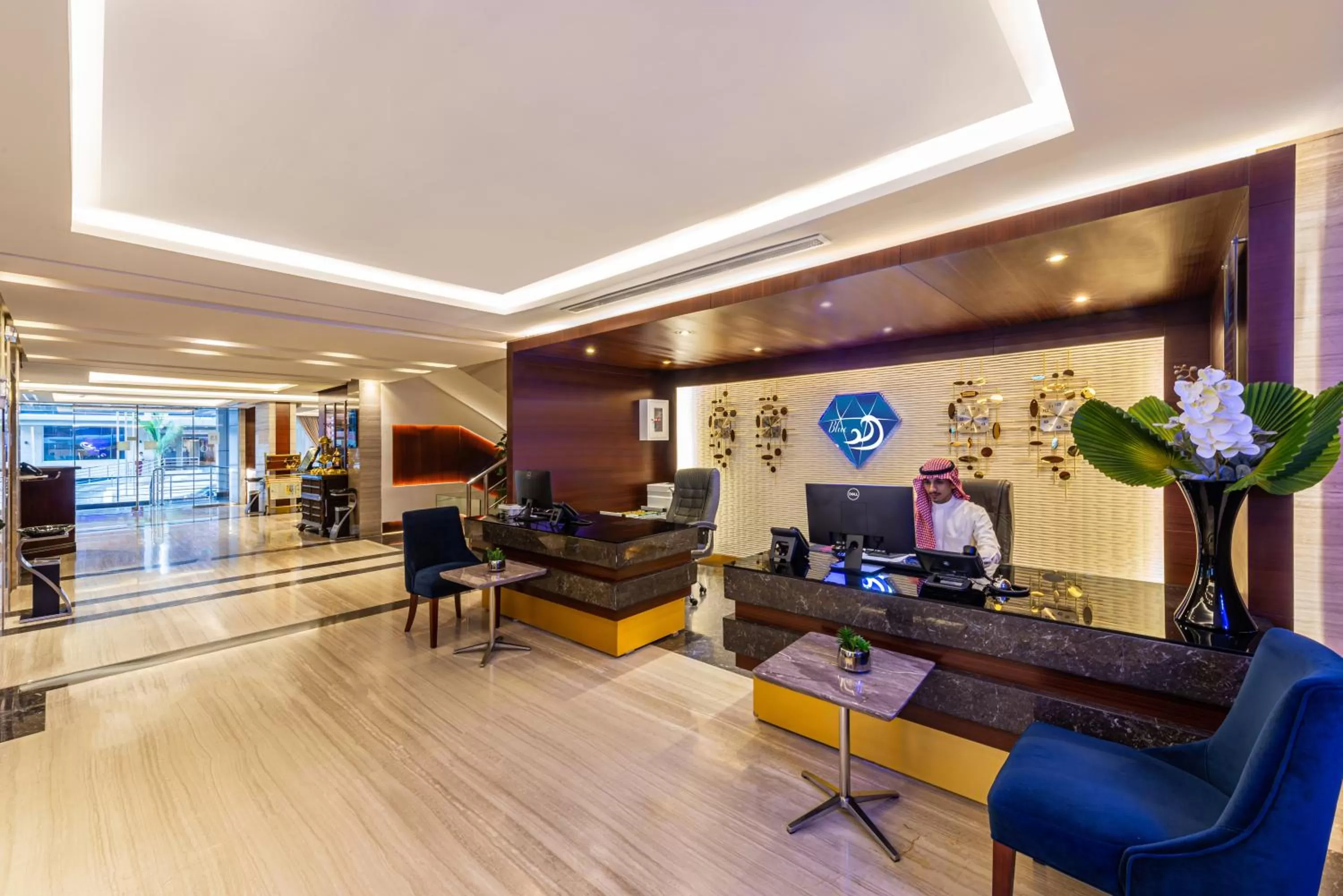 Lobby or reception in Blue Diamond Hotel Jeddah