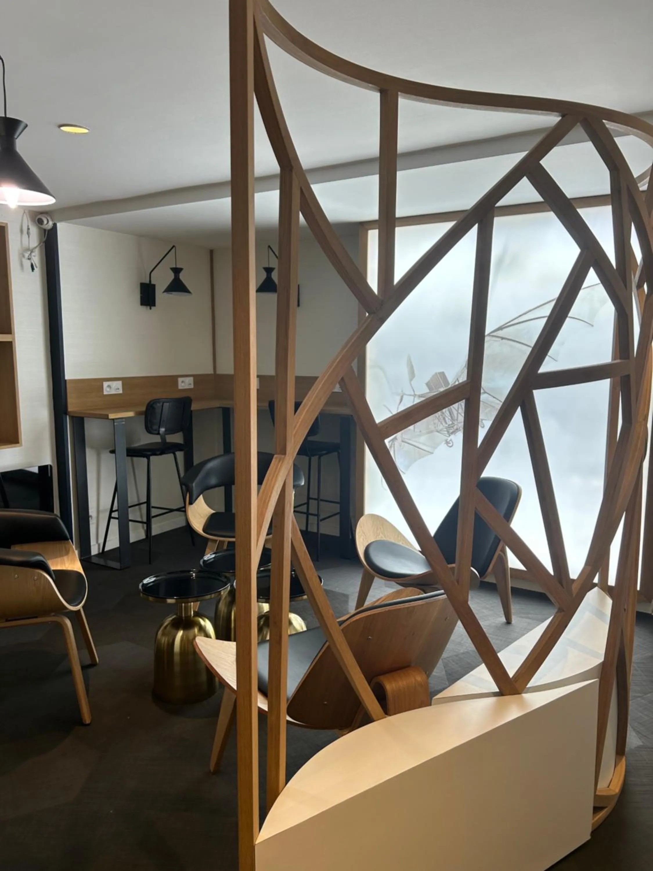 Seating area in Hôtel Restaurant Clément ADER