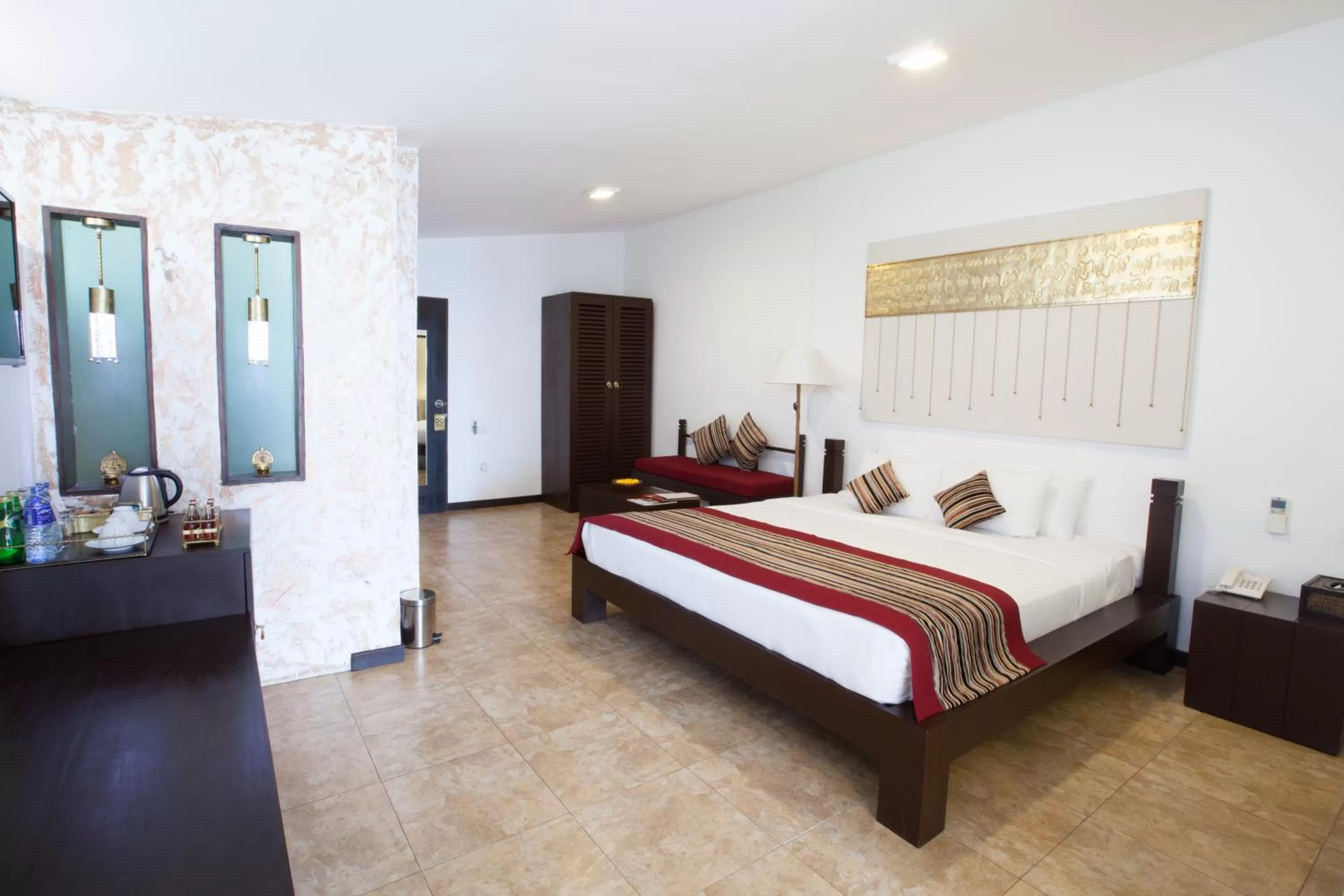 Bedroom, Bed in The Theva Residency