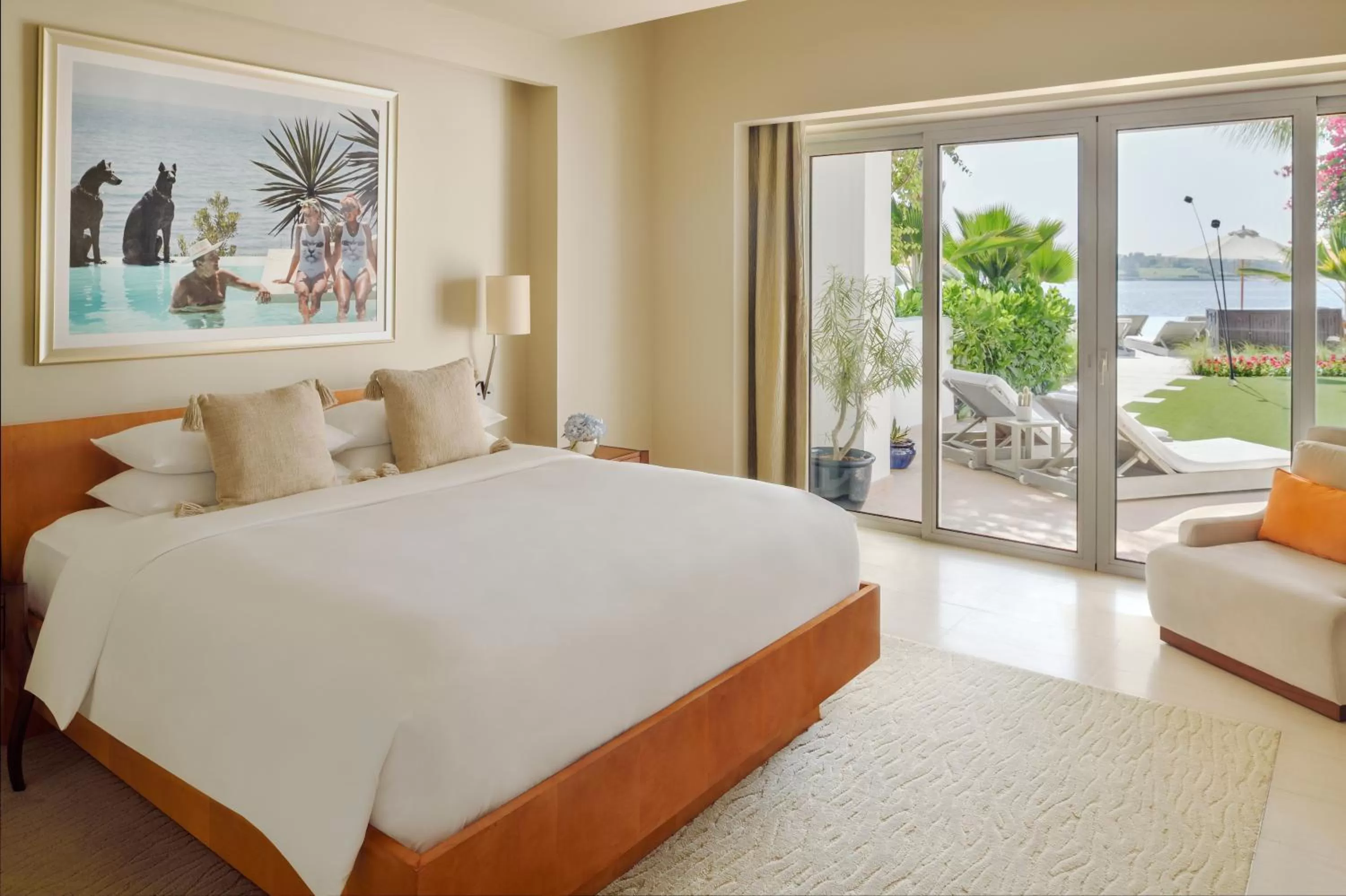 Bed in Park Hyatt Dubai