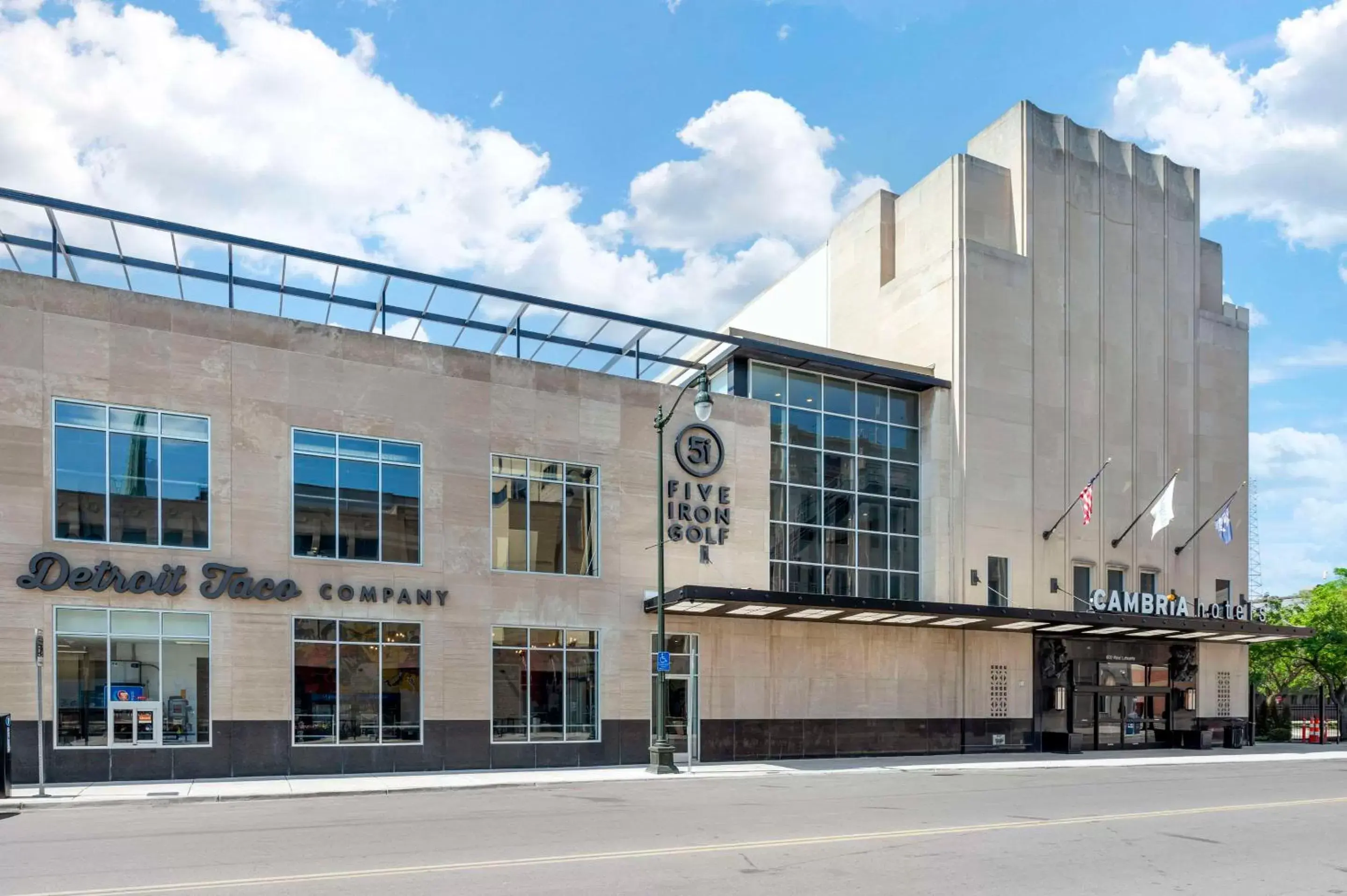 Property Building in Cambria Hotel Detroit Downtown