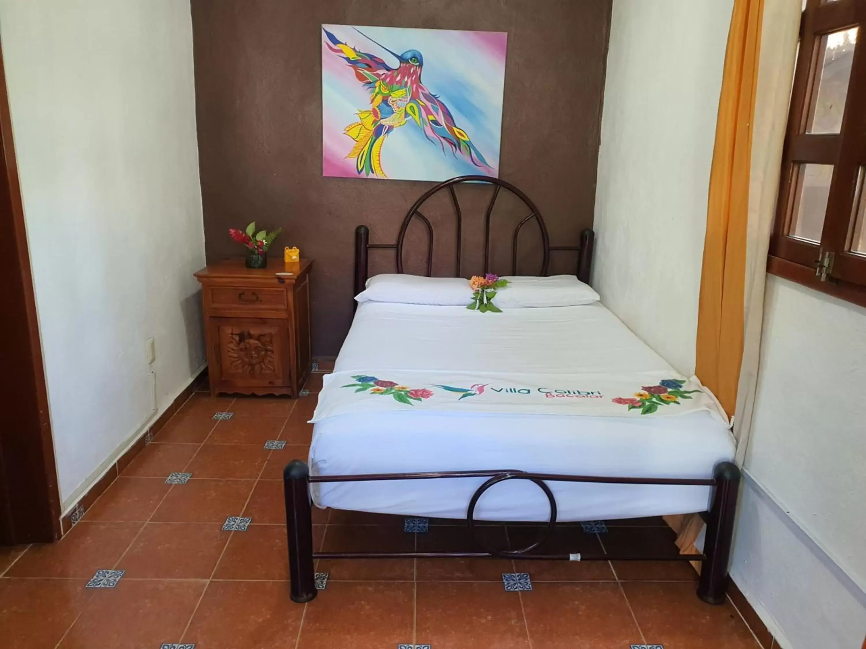 Photo of the whole room, Bed in Cabañas Colibrí