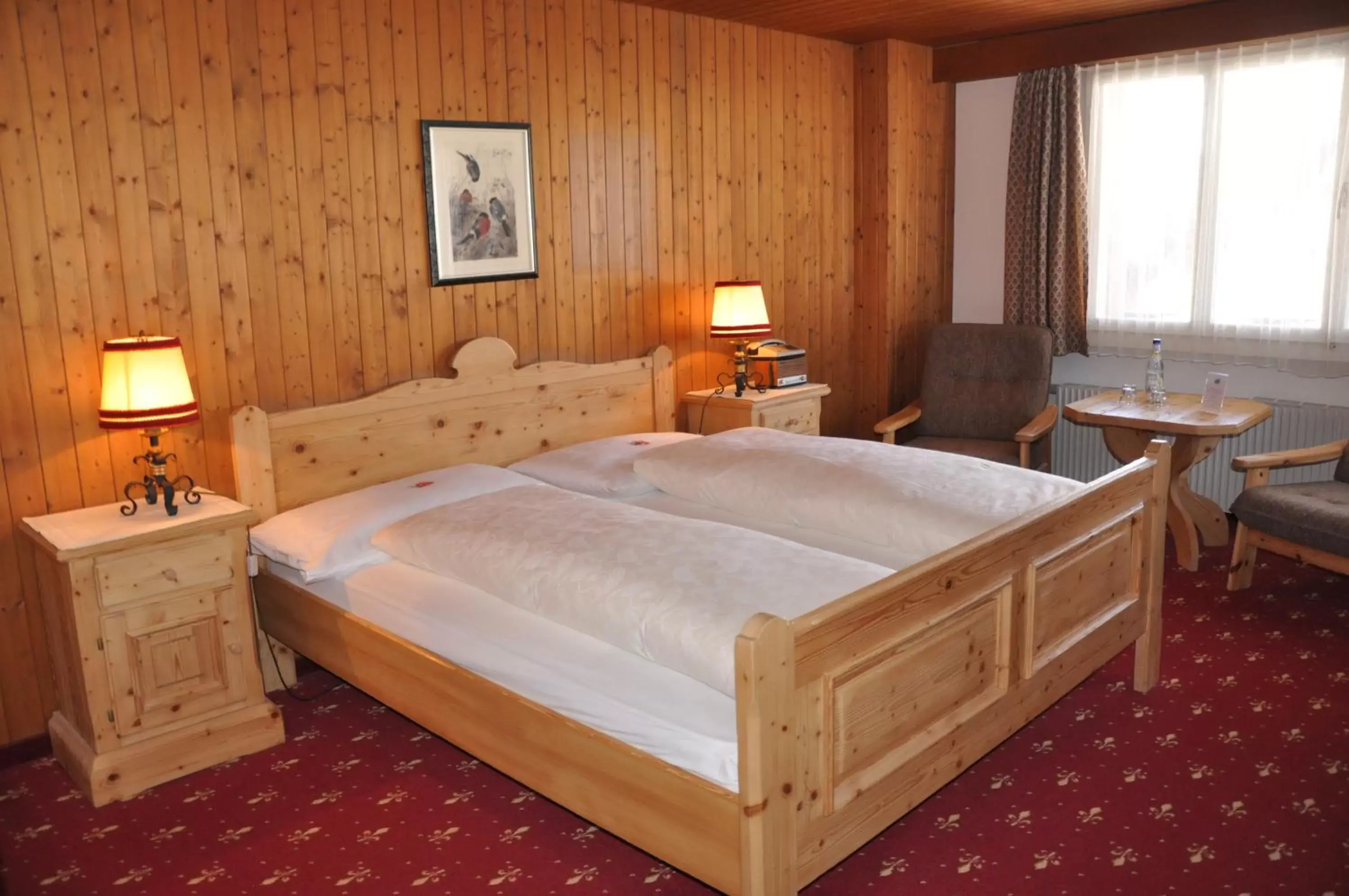 Bed in Hotel Gletschergarten