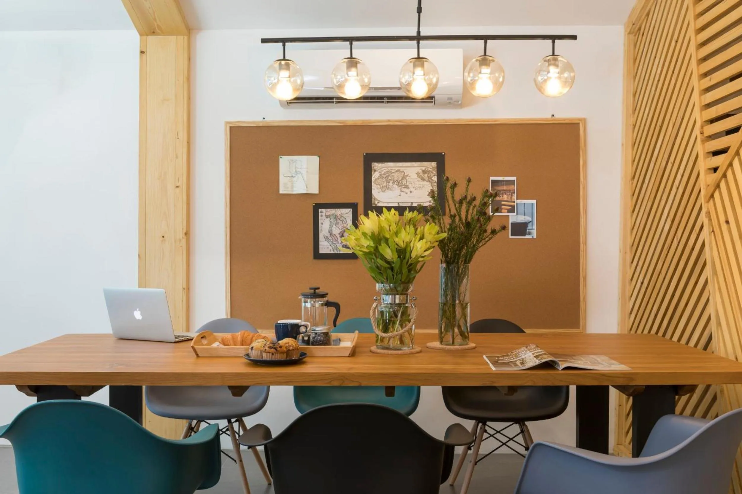 Decorative detail in Timber Hostel