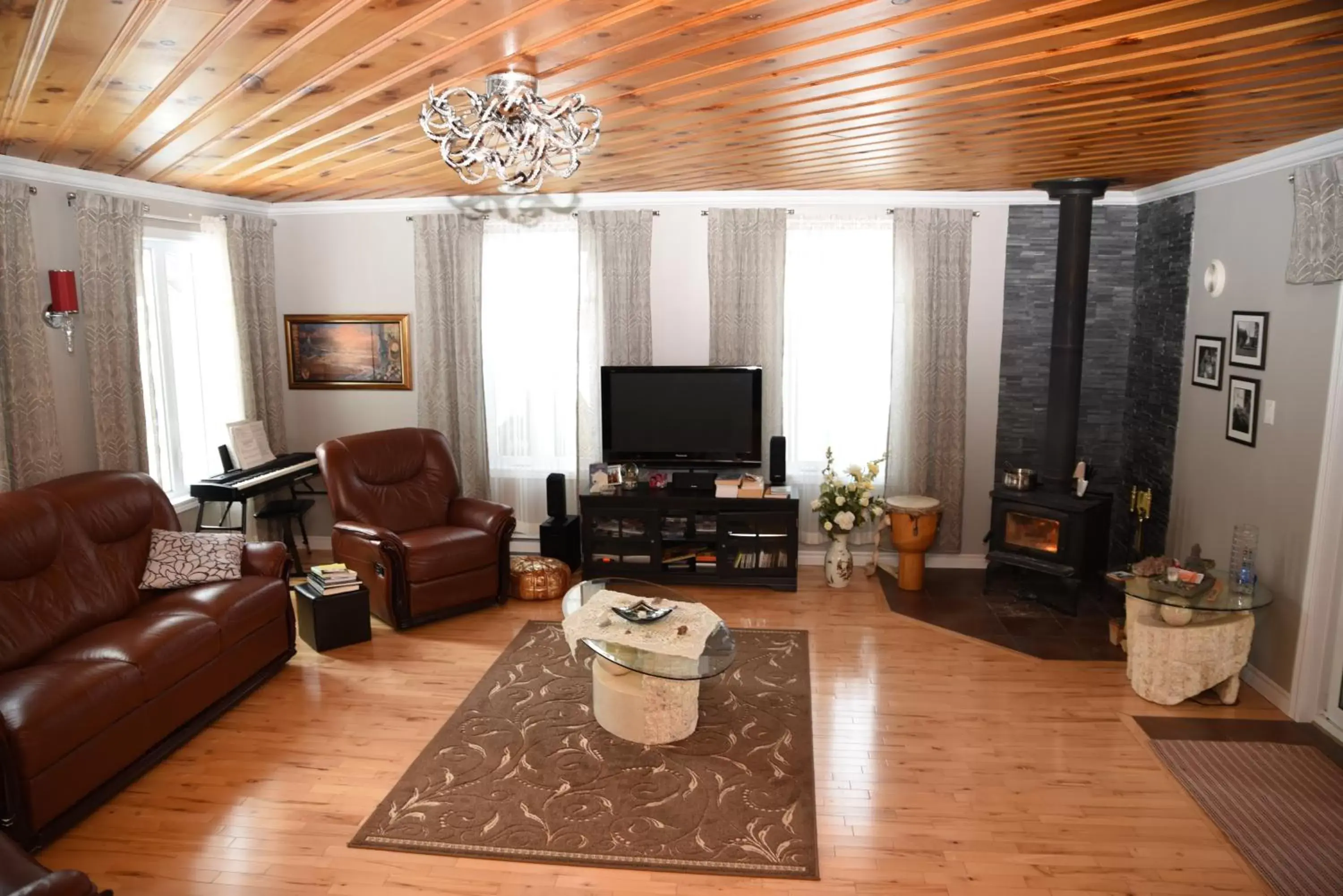 Living room, Seating Area in Gîte de la Montagne Enchantée