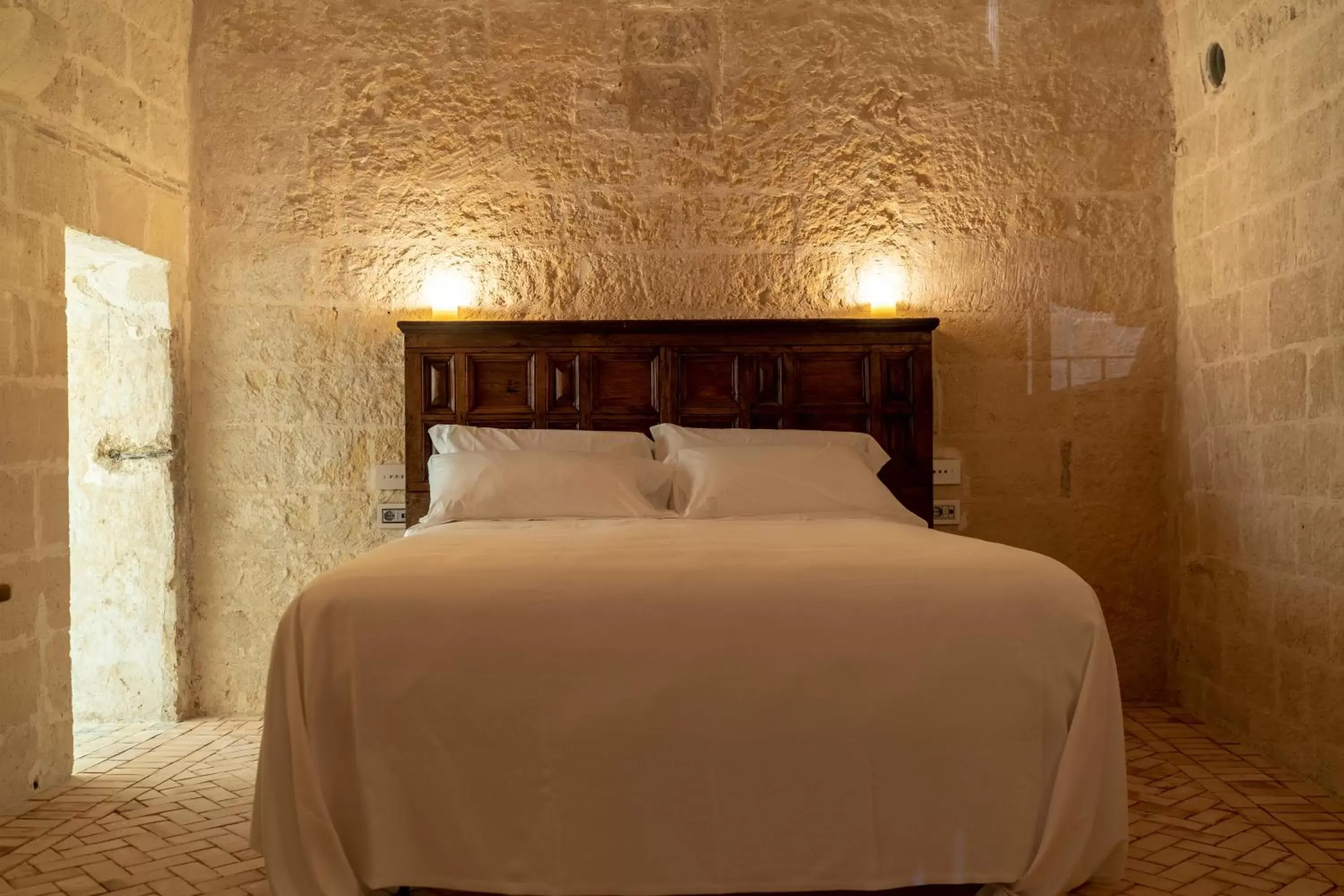 Bed in Sextantio Le Grotte Della Civita