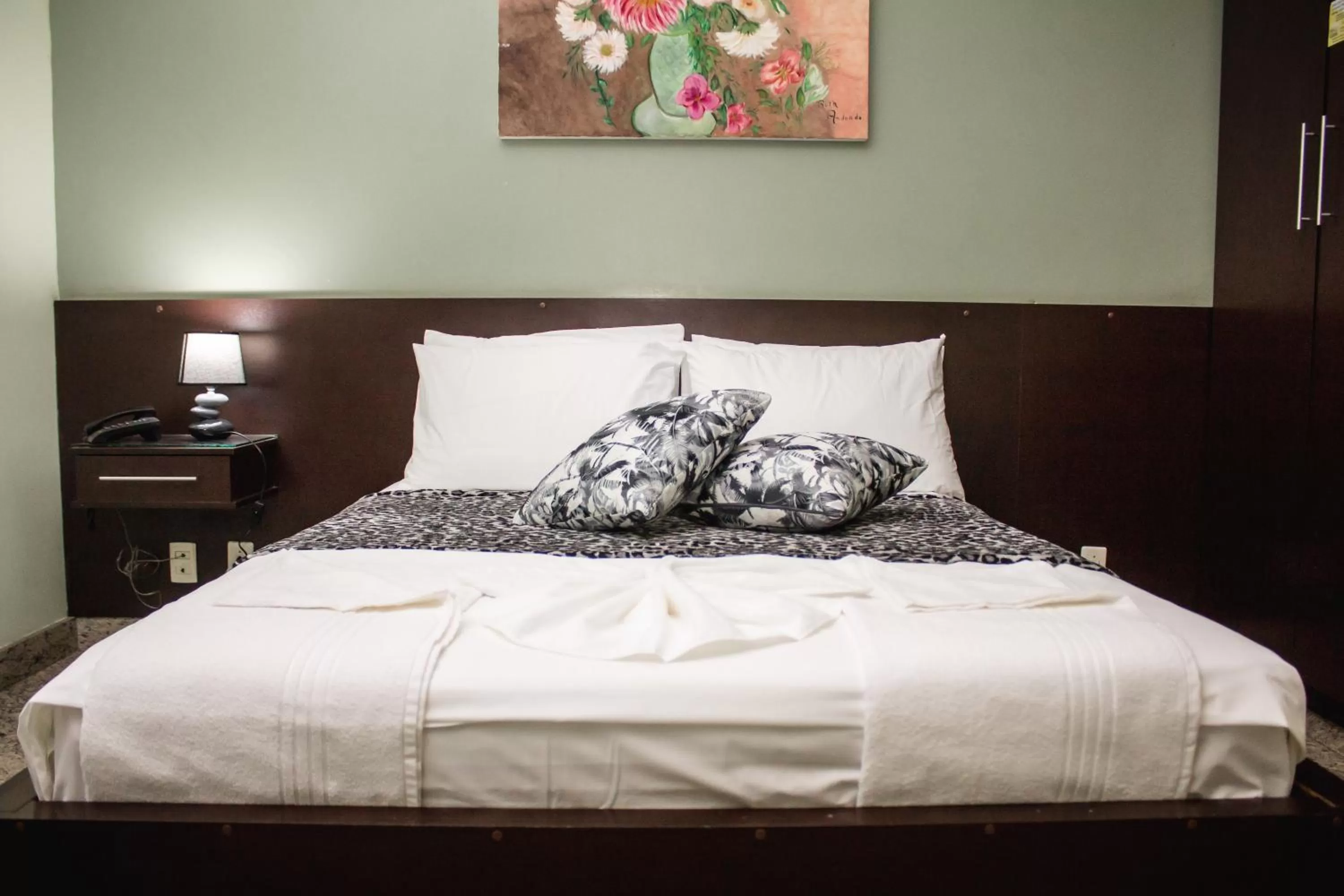 Bed in Riviera Palace Hotel