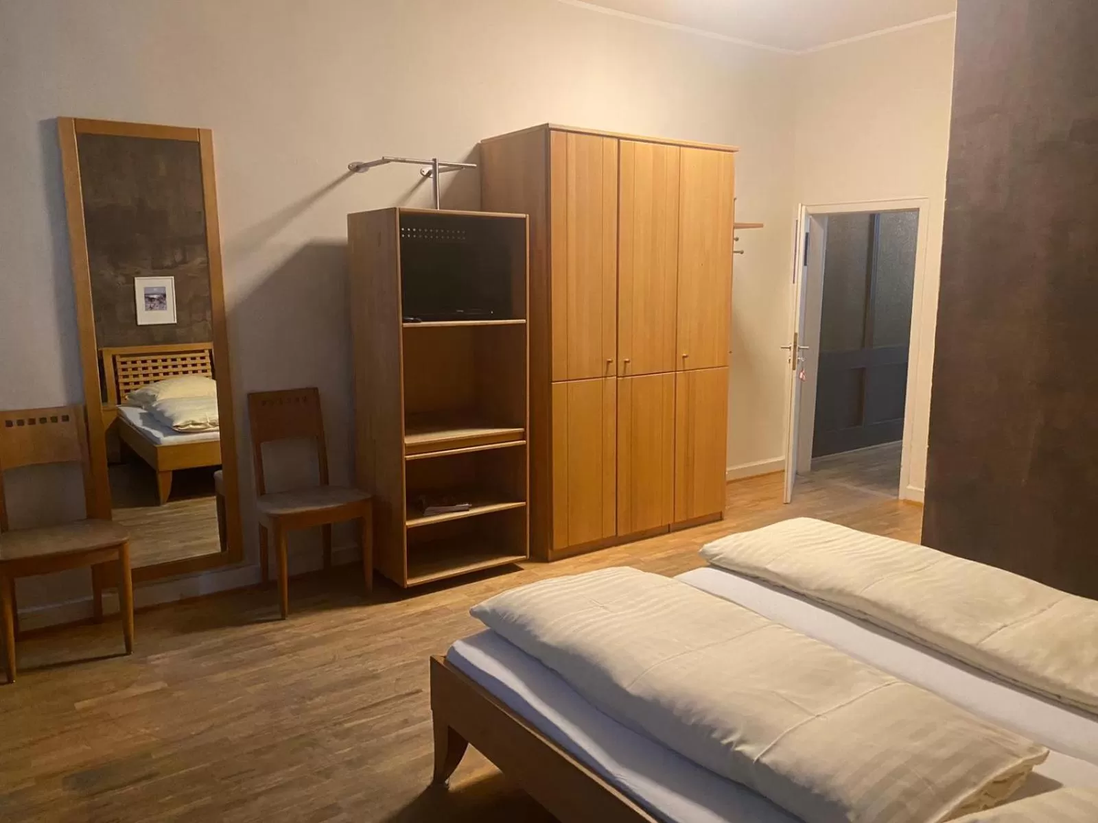 Bed in Hotel Restaurant Frankenturm