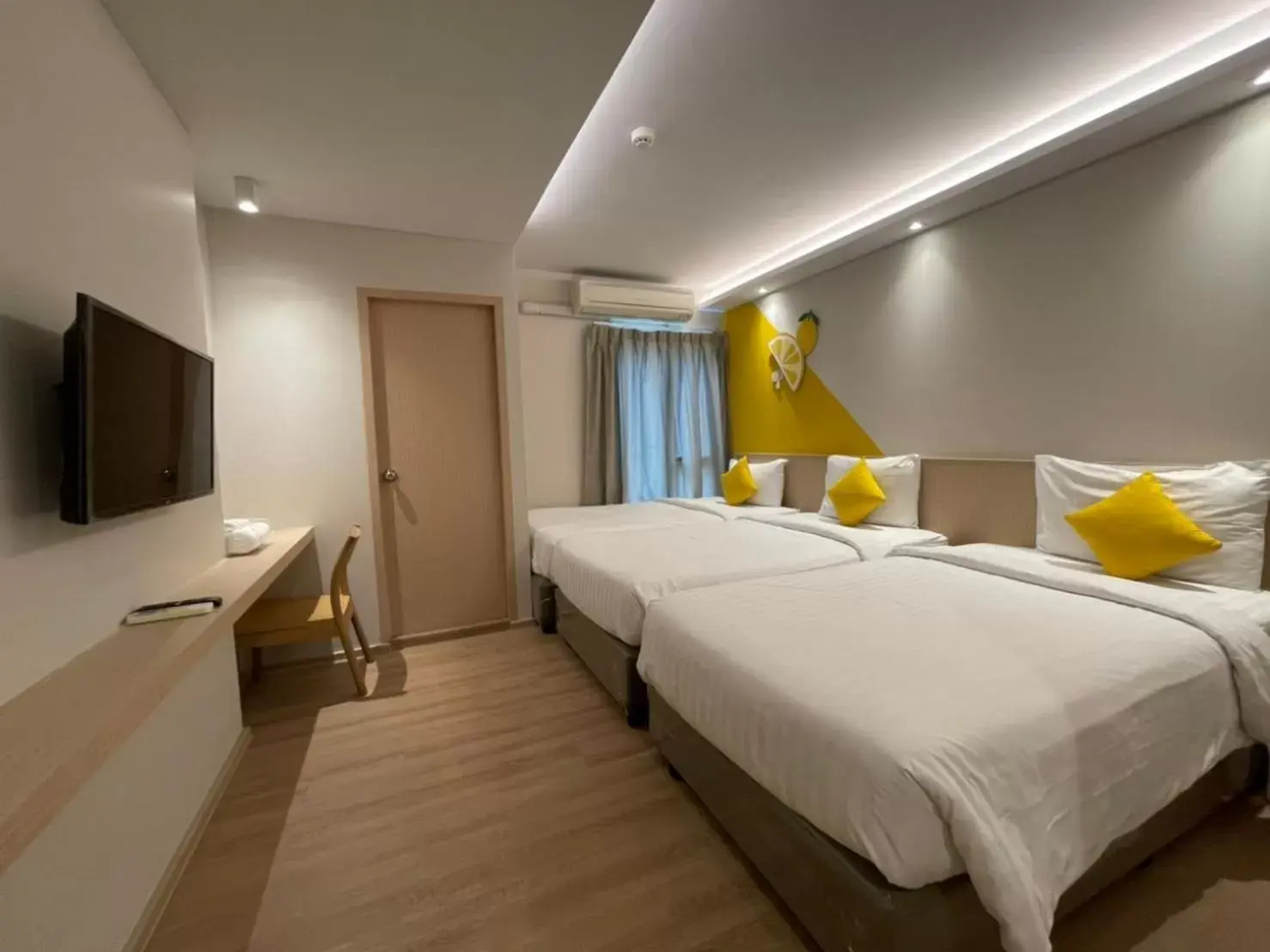 Deluxe Triple Room in Lemontea Hotel Bangkok - SHA Extra Plus