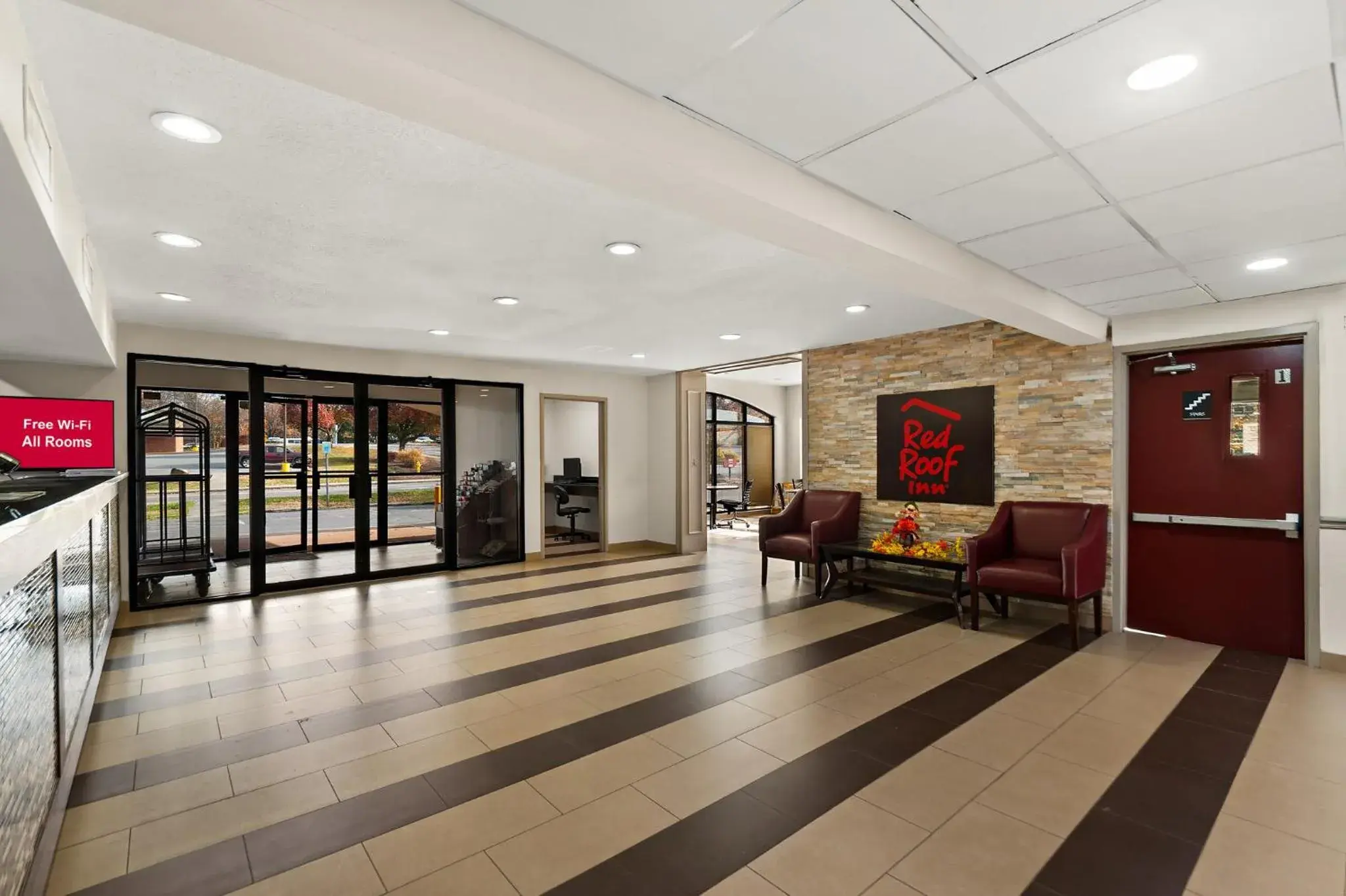 Lobby or reception, Lobby/Reception in Red Roof Inn Martinsburg