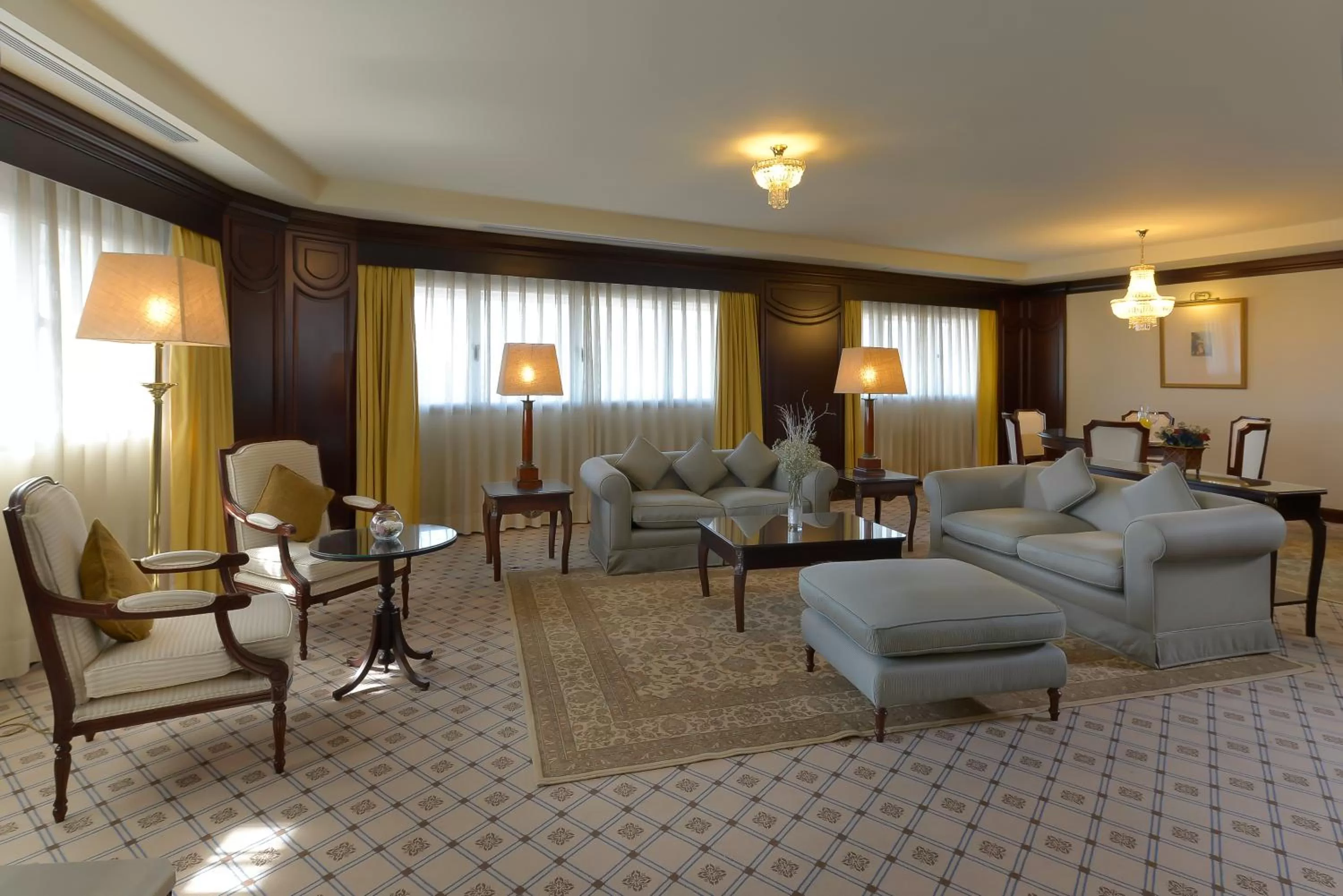 Seating area in Hotel Cordoba Center