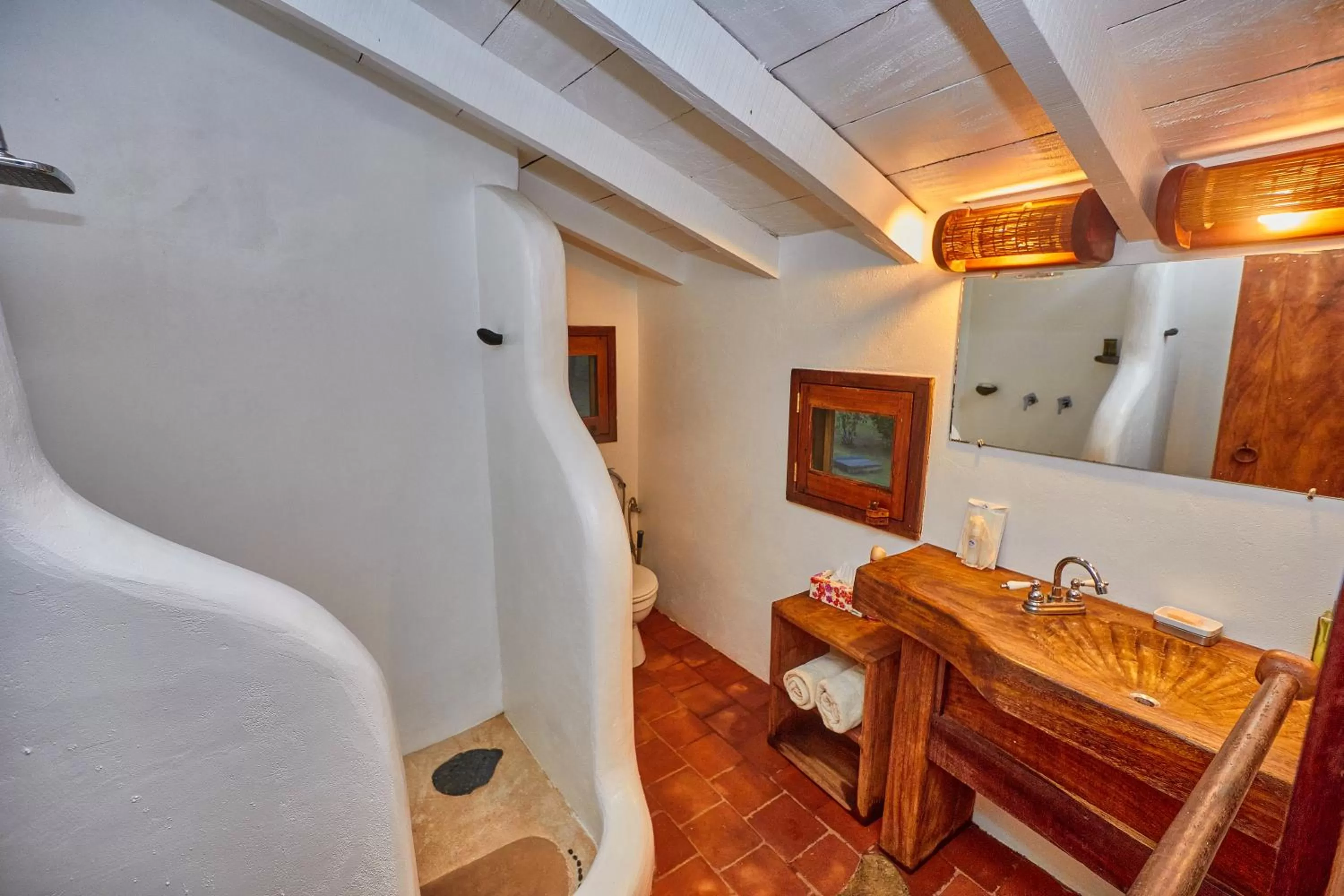 Toilet in Hotel Posada Los Destiladeros