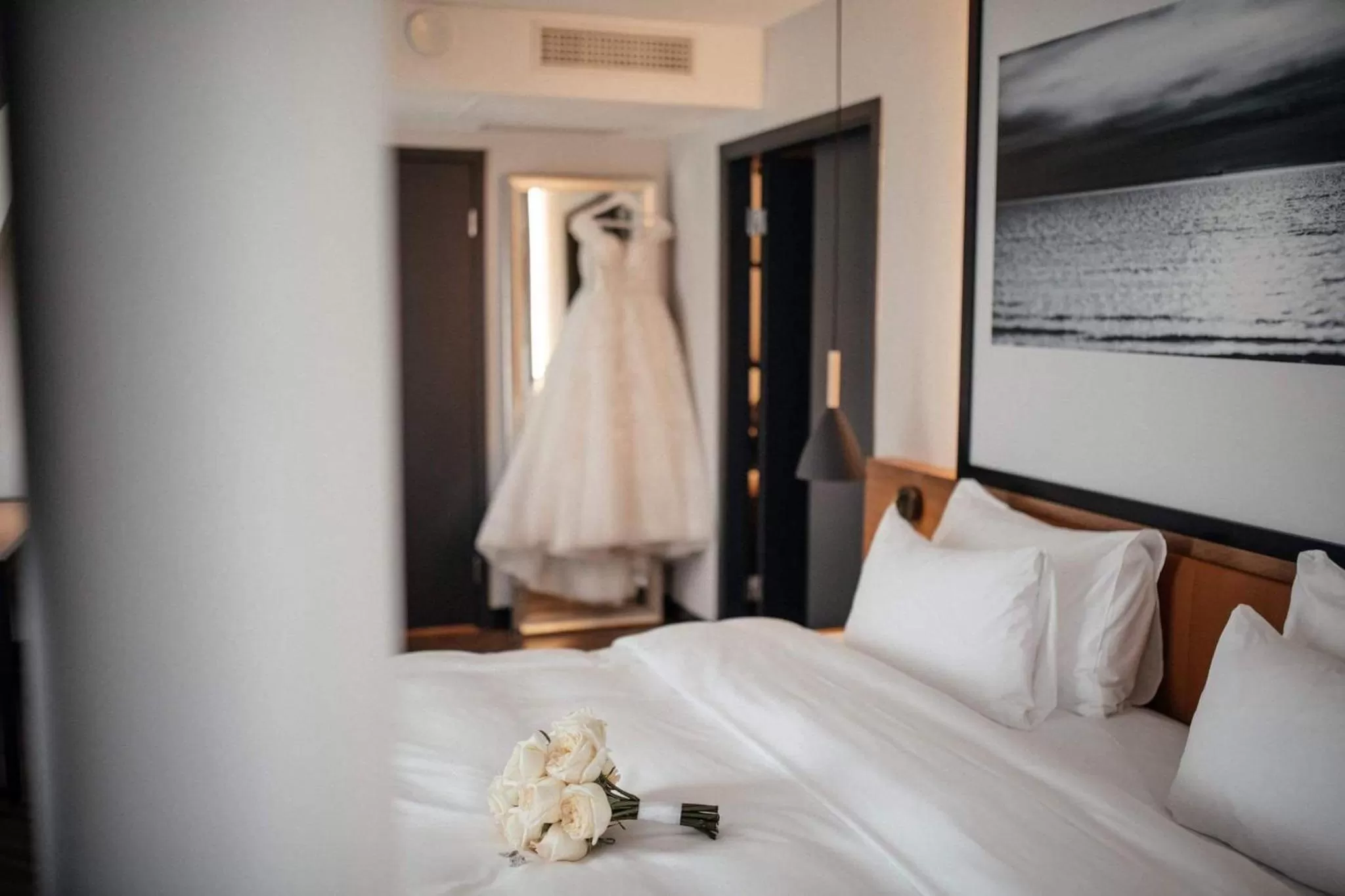 Bed in MERCURE KLAIPEDA CITY HOTEL, Meetings, Events, Restaurant & Bar - Accor Group, Pet Stay FREE