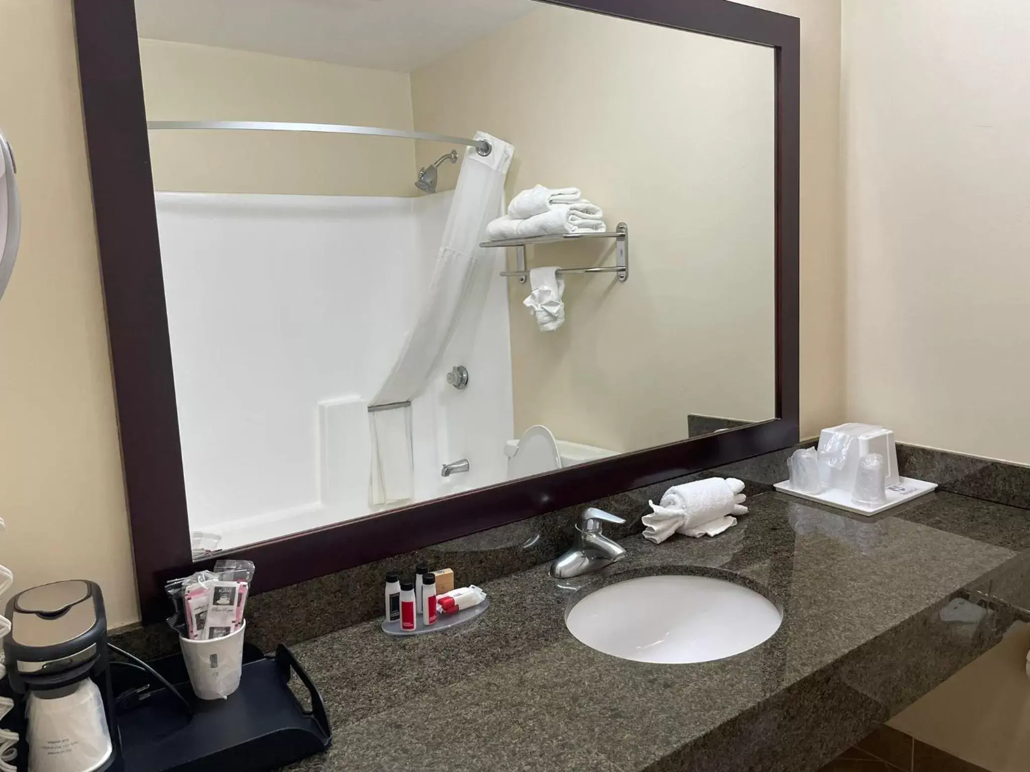 Bathroom in Ramada by Wyndham San Diego Poway Miramar