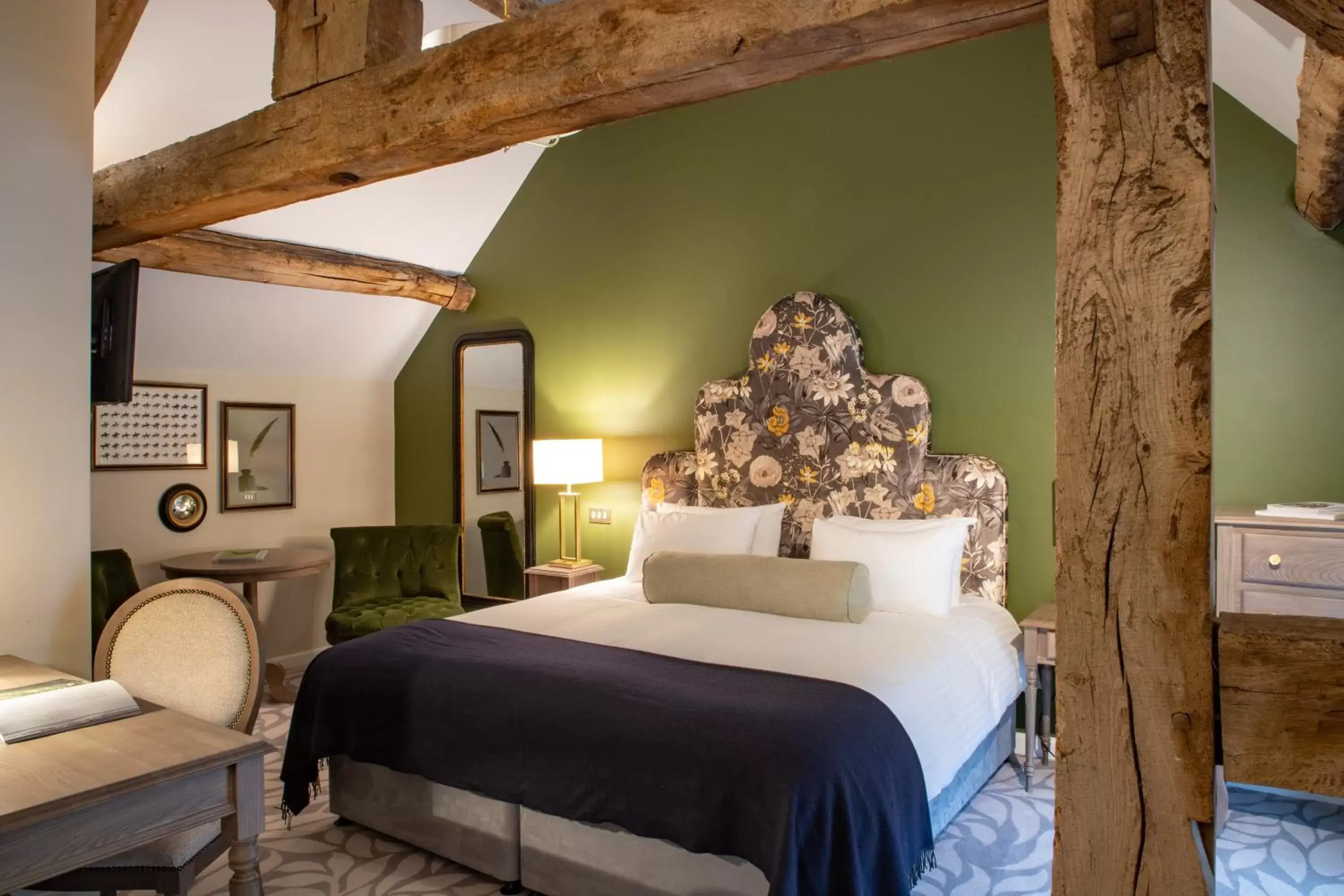 Bedroom, Bed in The Billesley Manor Hotel
