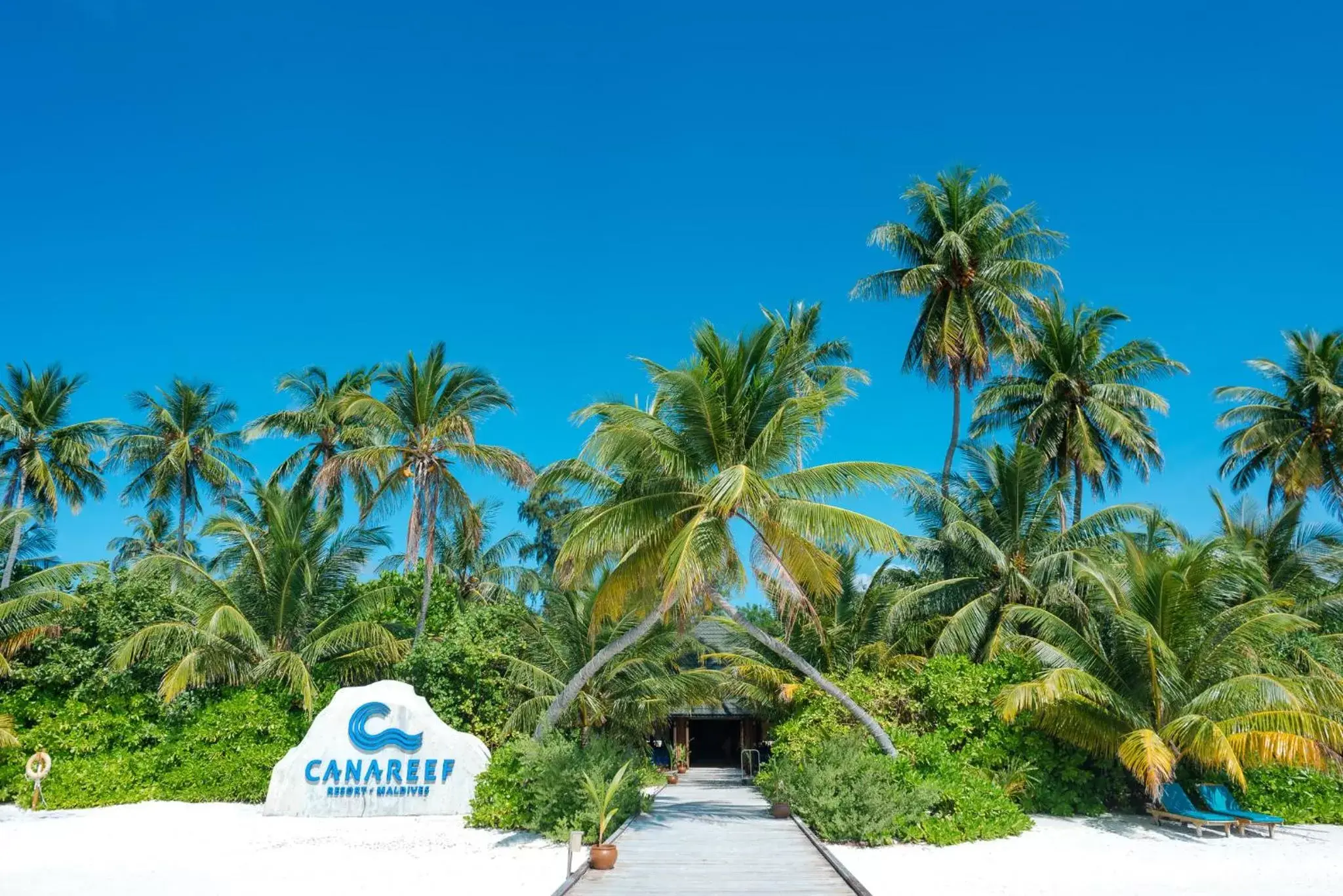 Property building in Canareef Resort Maldives