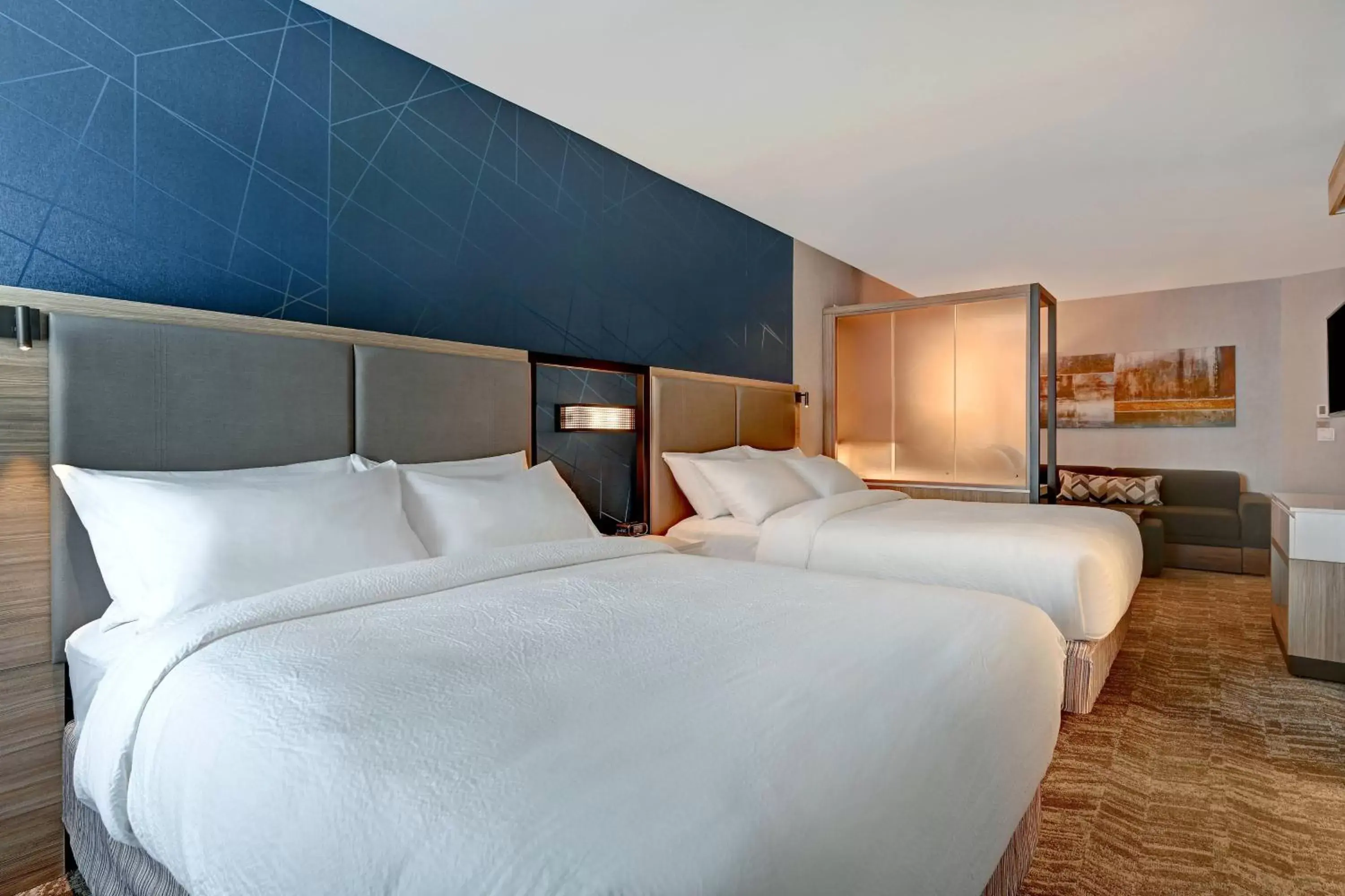Bedroom, Bed in SpringHill Suites by Marriott Albuquerque University Area