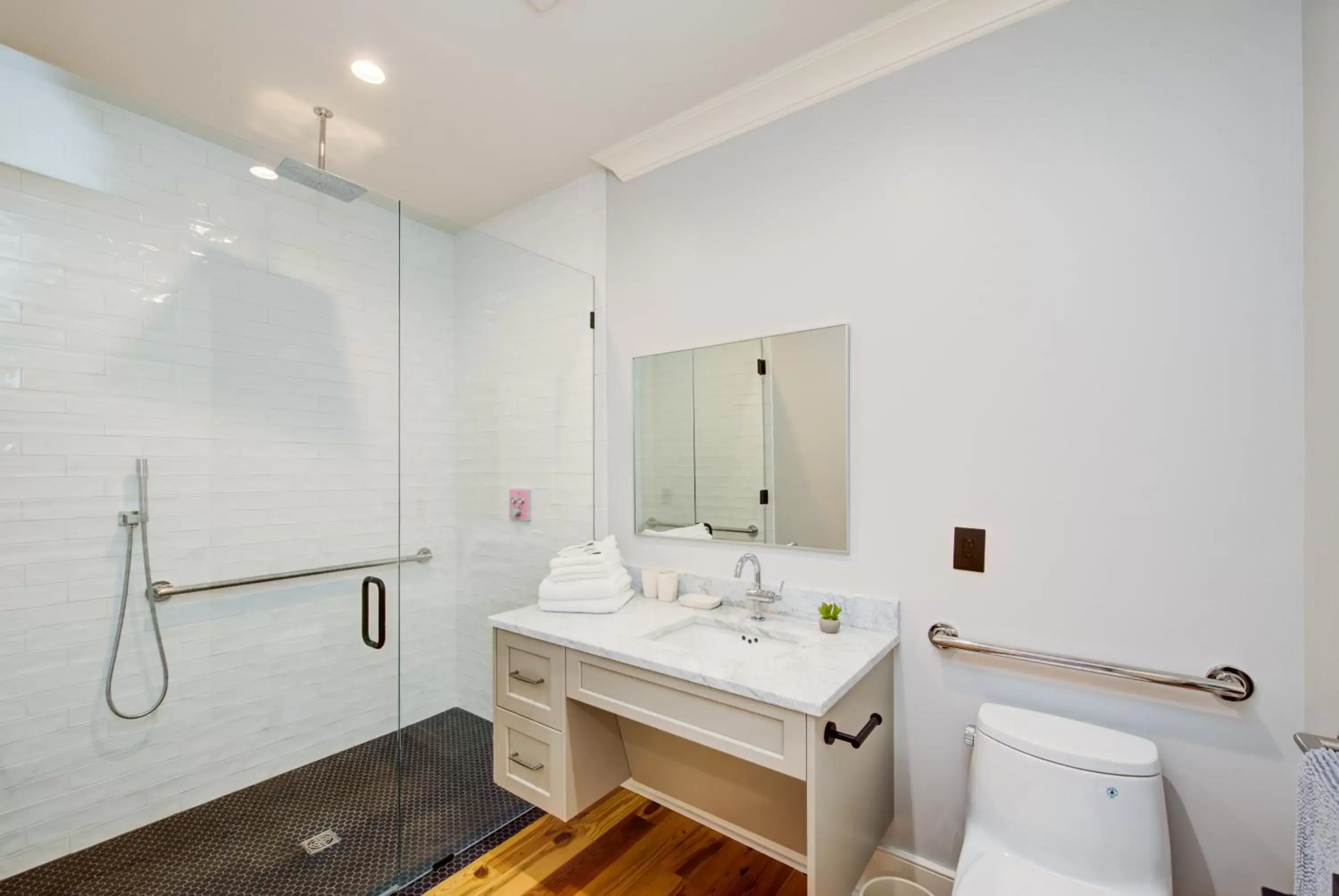 Shower in The Quarters on King Shower in The Quarters on King